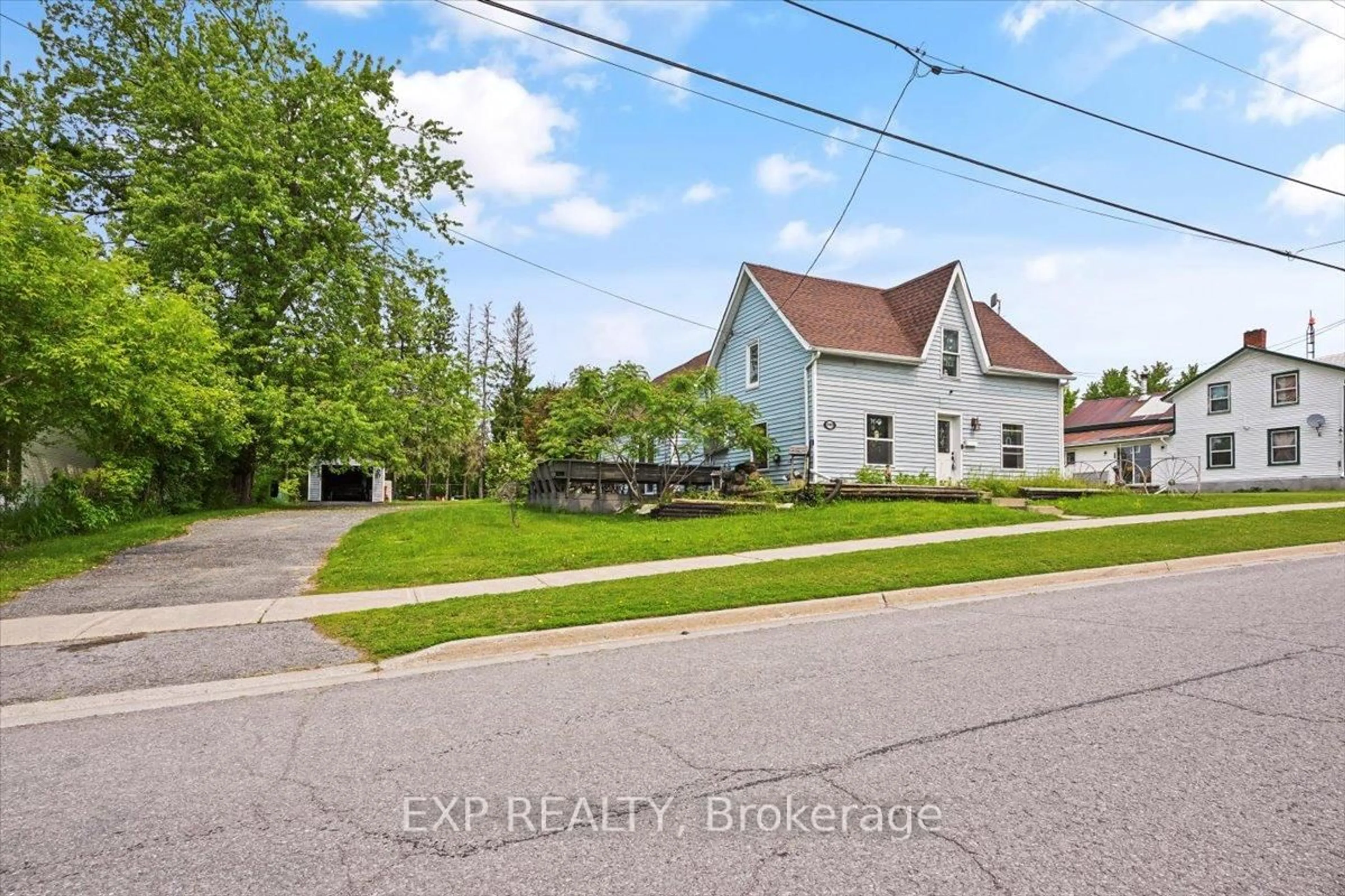 A pic from outside/outdoor area/front of a property/back of a property/a pic from drone, street for 2182 Spring St, Cramahe Ontario K0K 1M0