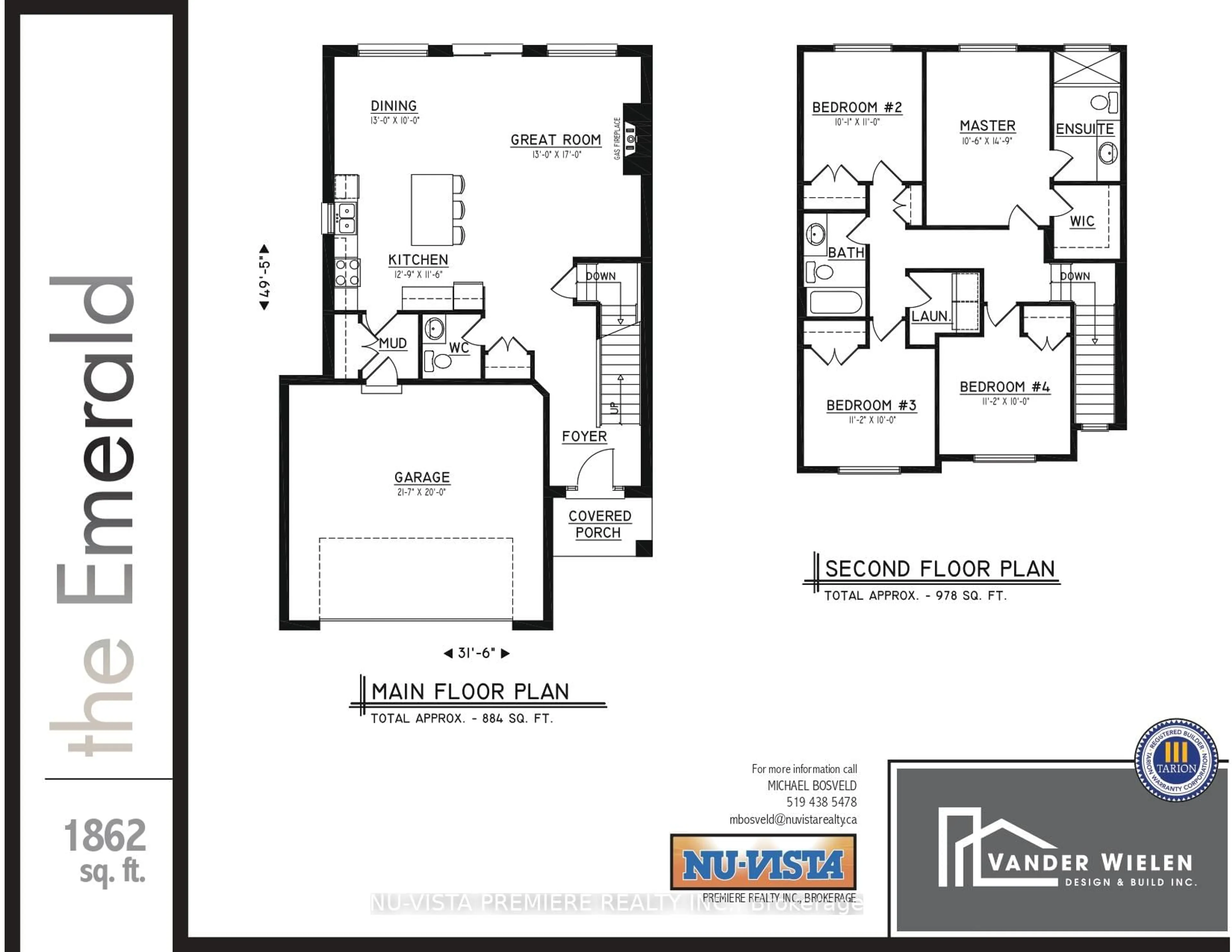 Floor plan for 160 Watts Dr, Lucan Biddulph Ontario N0M 2J0