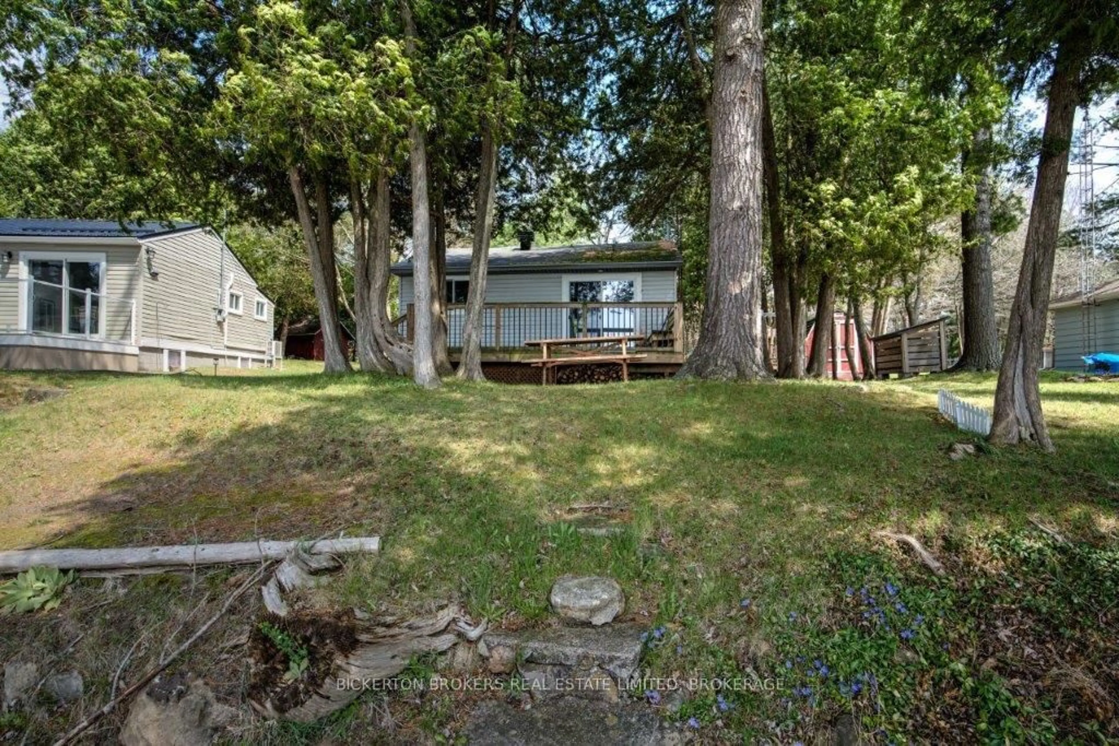 A pic from outside/outdoor area/front of a property/back of a property/a pic from drone, water/lake/river/ocean view for 108 LB 7A, Rideau Lakes Ontario K0E 1G0