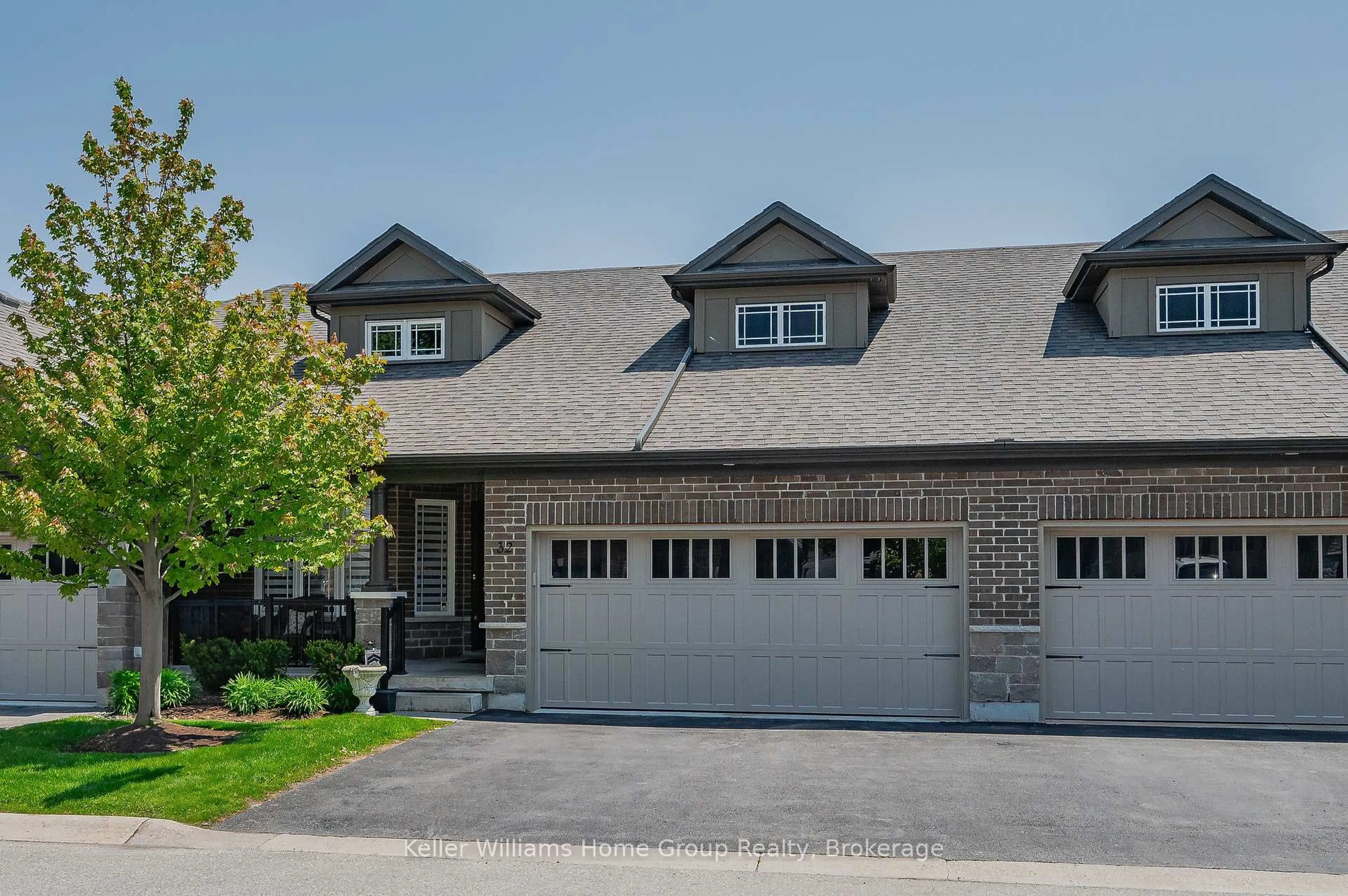 Home with brick exterior material, street for 32 Westminster Cres, Centre Wellington Ontario N1M 0C4