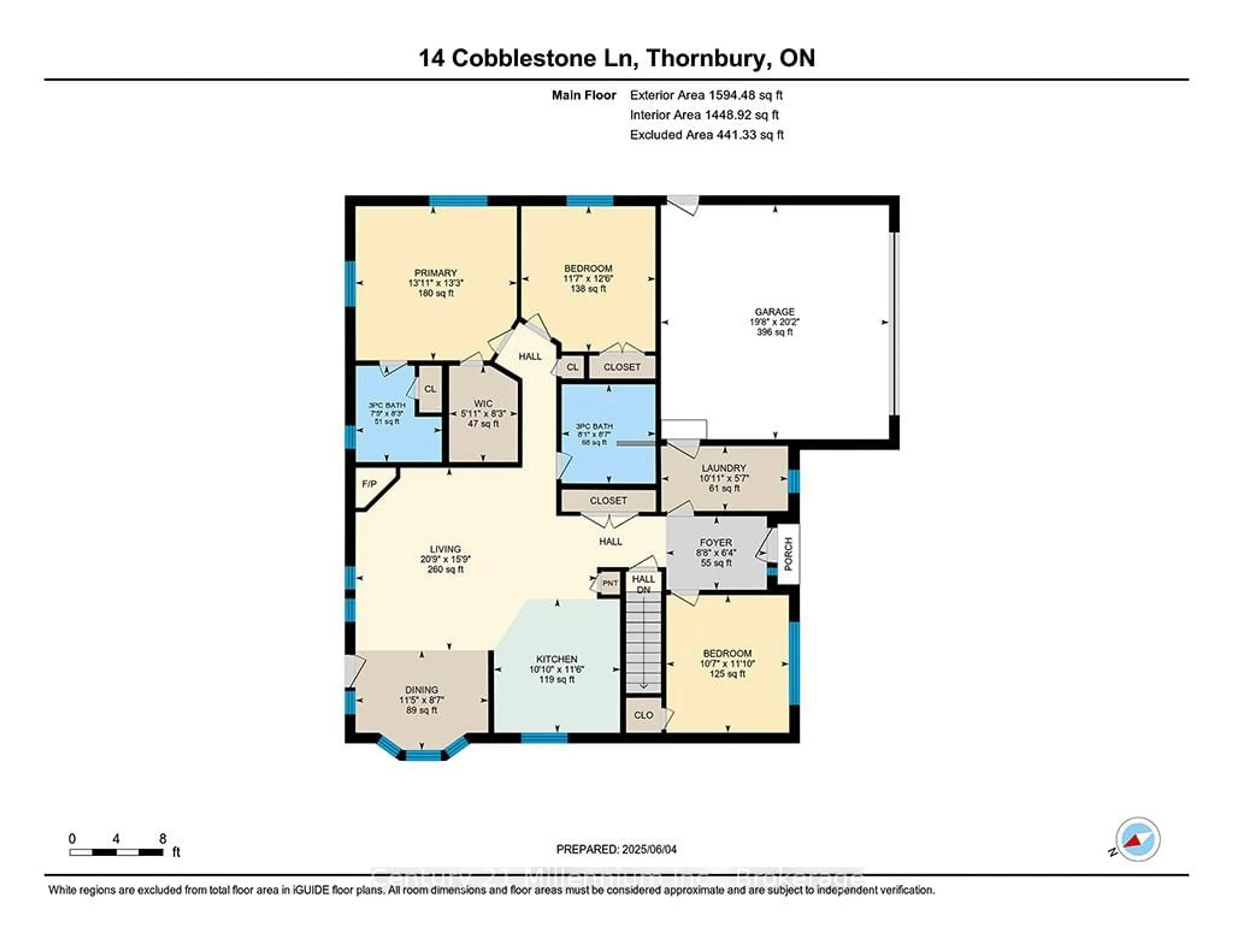 Floor plan for 14 Cobblestone Lane, Blue Mountains Ontario N0H 2P0