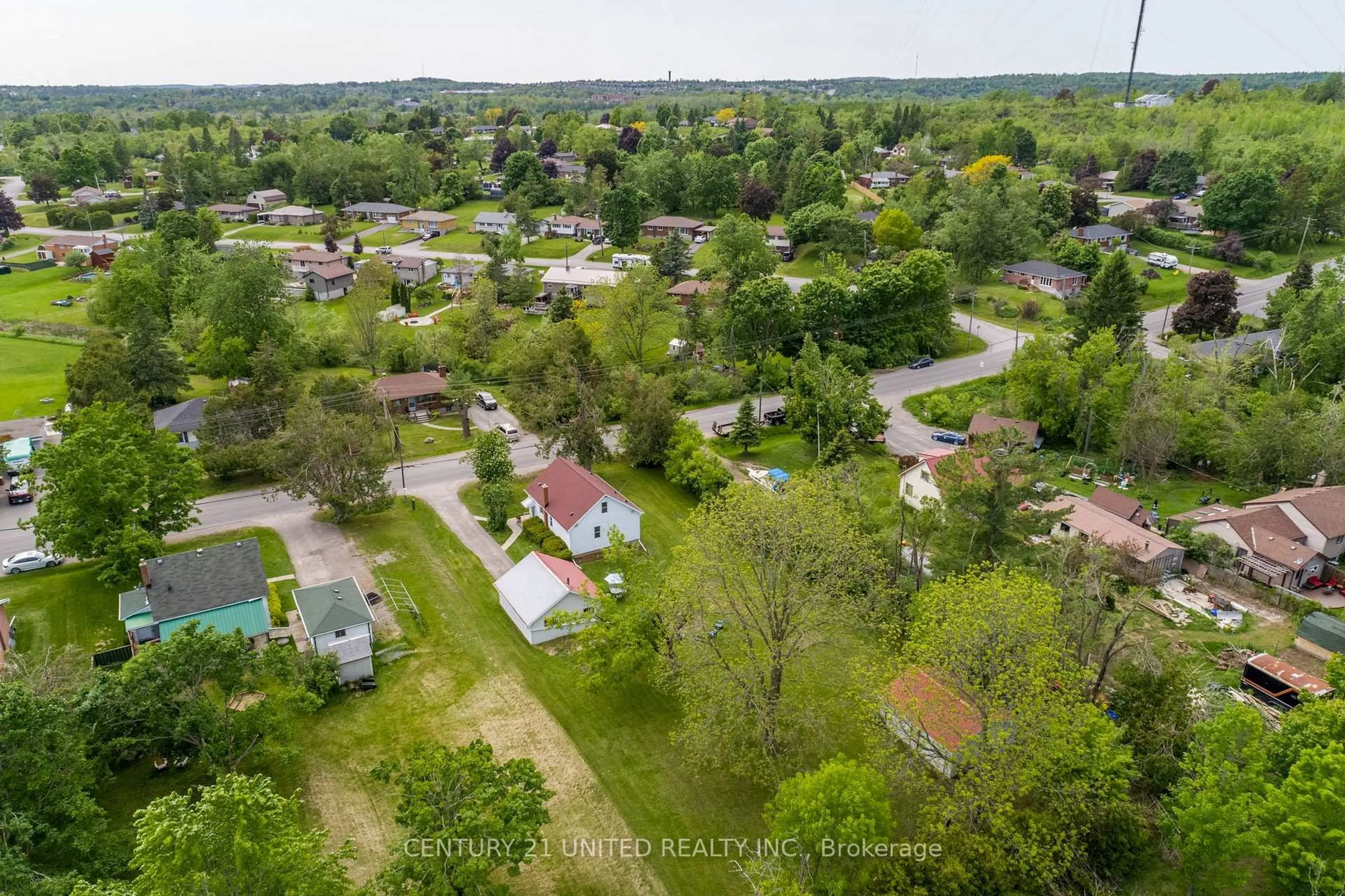 A pic from outside/outdoor area/front of a property/back of a property/a pic from drone, street for 2737 Television Rd, Douro-Dummer Ontario K9L 1E7