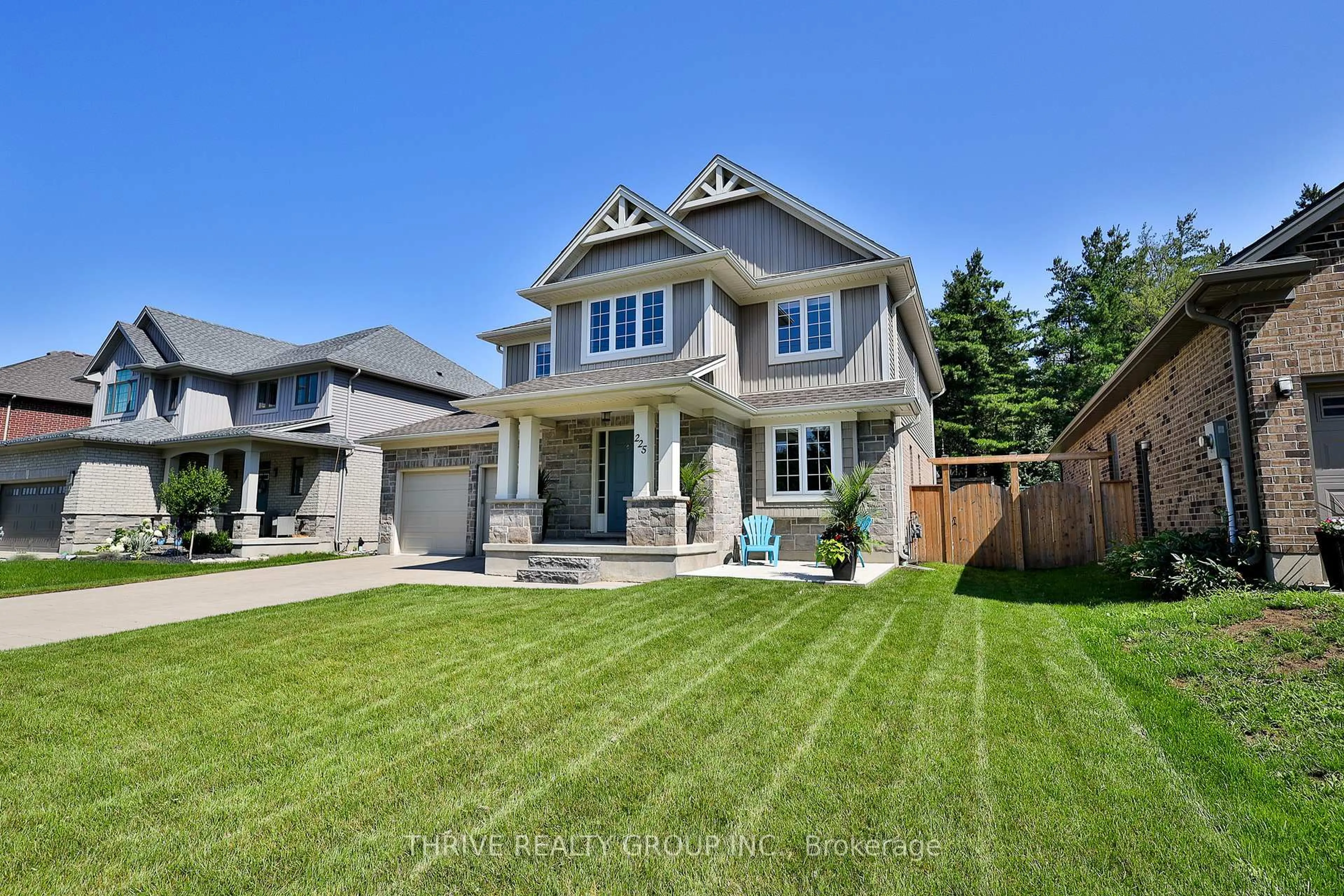 Home with brick exterior material, street for 225 Norman Pl, Strathroy-Caradoc Ontario N7G 0E6