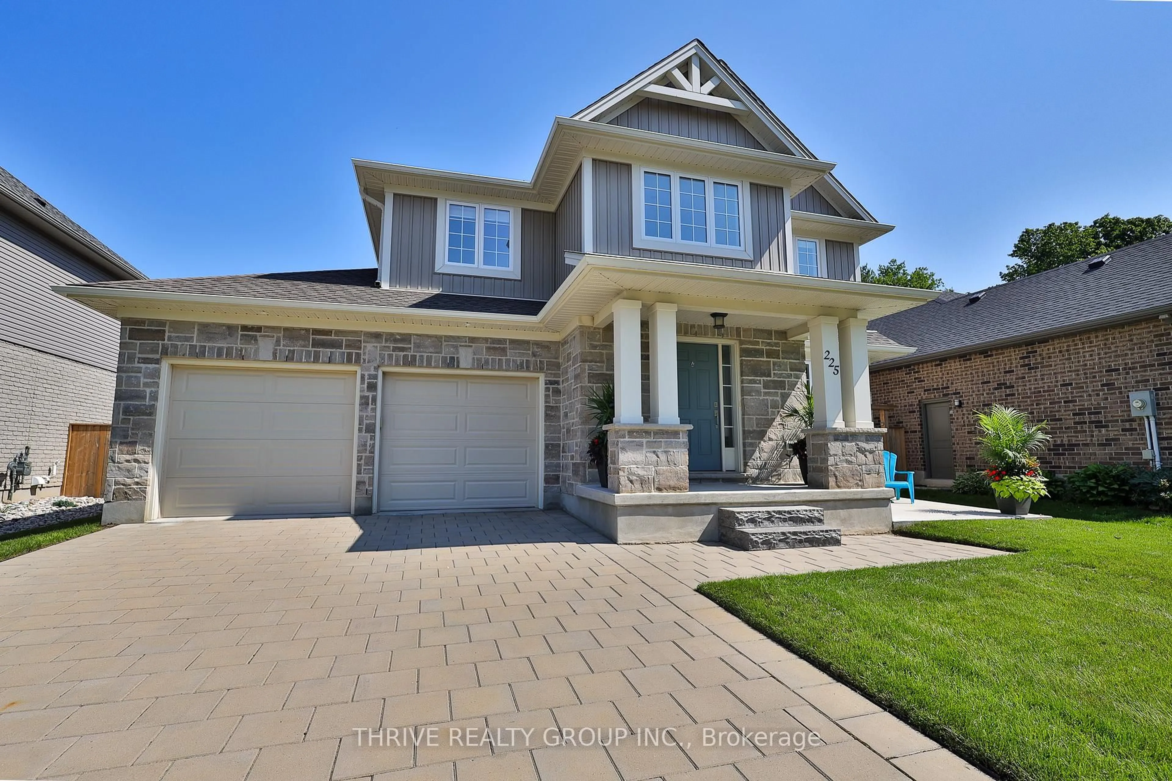 Home with brick exterior material, street for 225 Norman Pl, Strathroy-Caradoc Ontario N7G 0E6