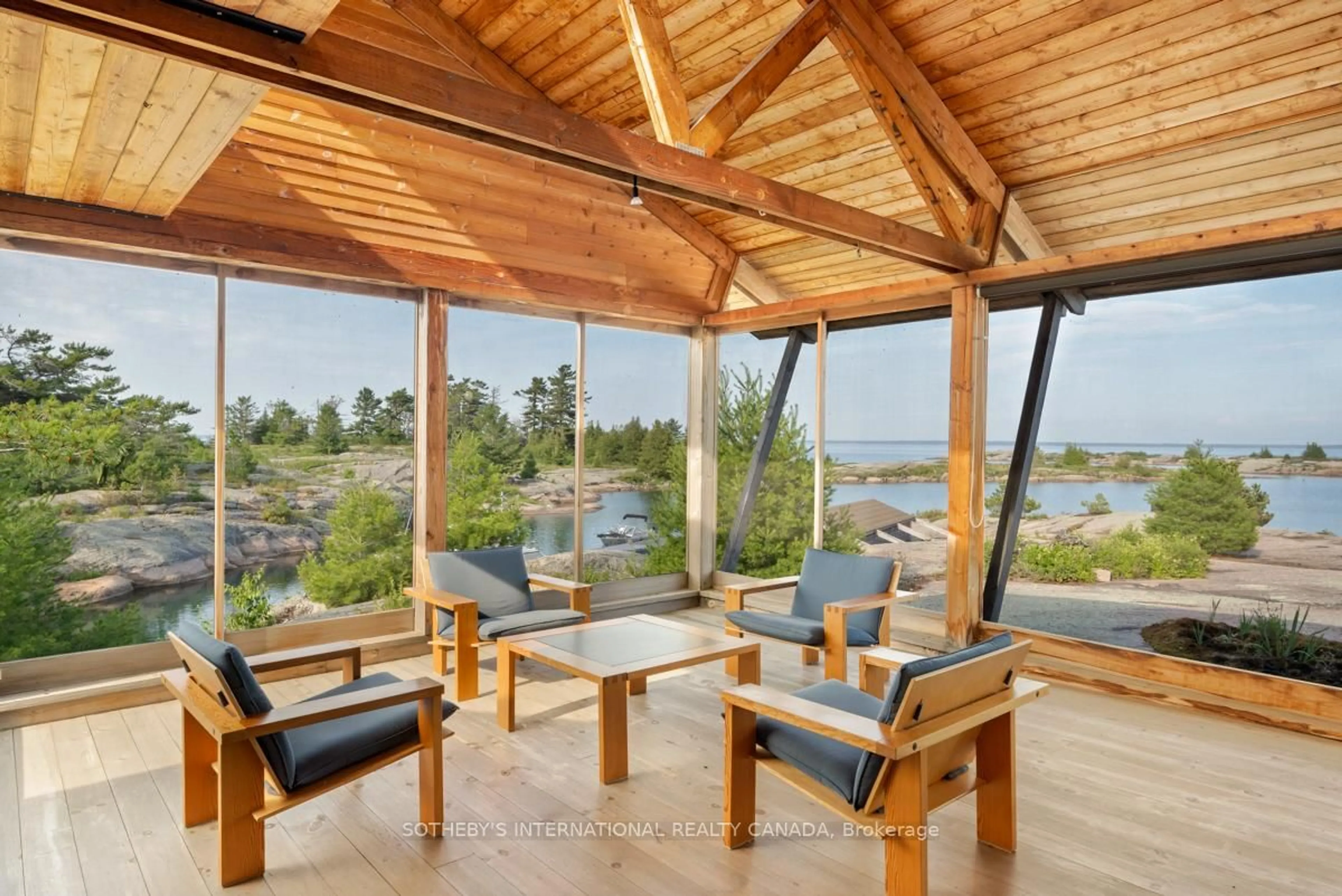 Patio, water/lake/river/ocean view for 2 Stalker, Carling Ontario P0G 1G0