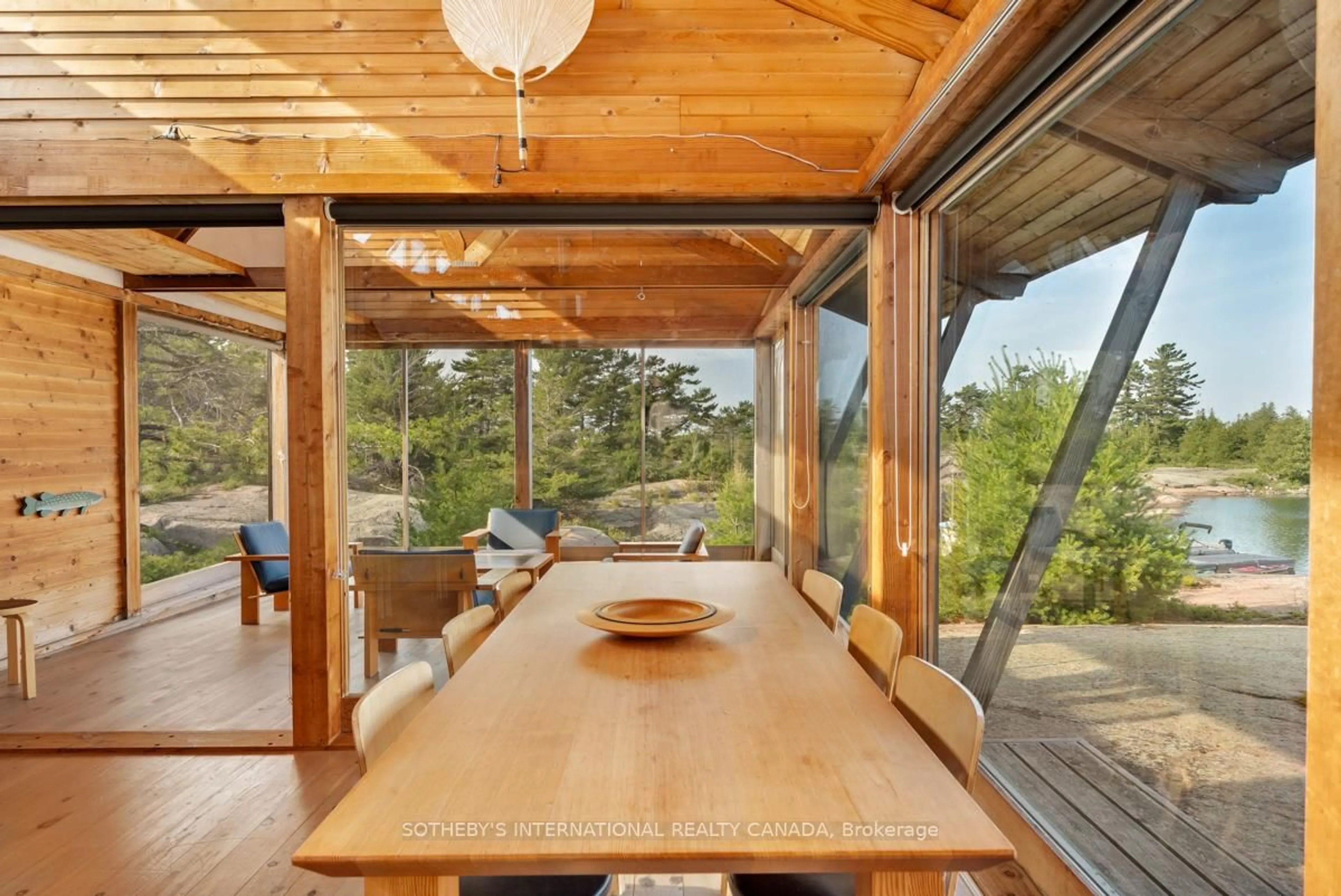 Dining room, wood/laminate floor for 2 Stalker, Carling Ontario P0G 1G0