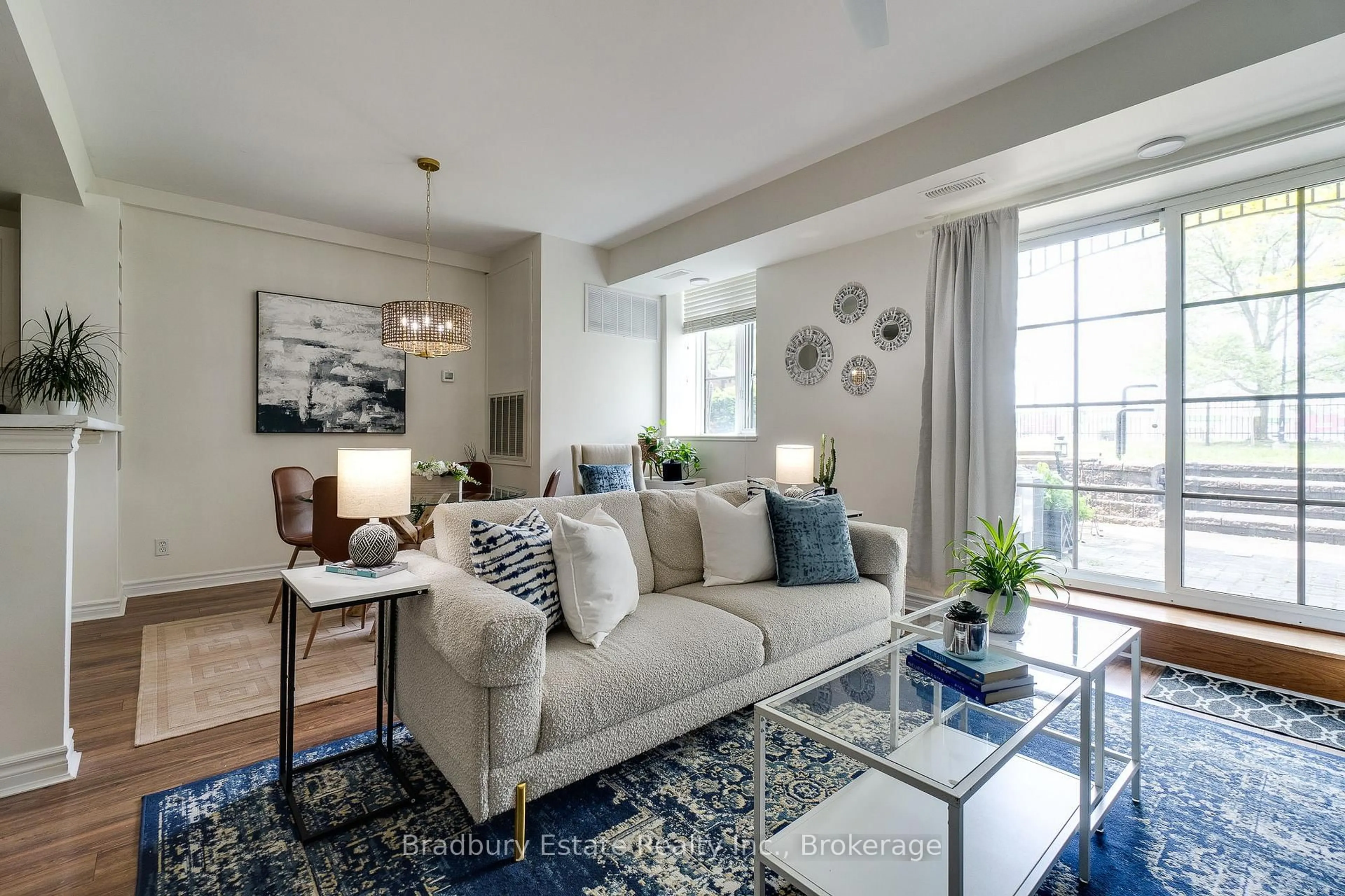 Living room with furniture, unknown for 262 Dundas St #105, Hamilton Ontario L8B 1A9