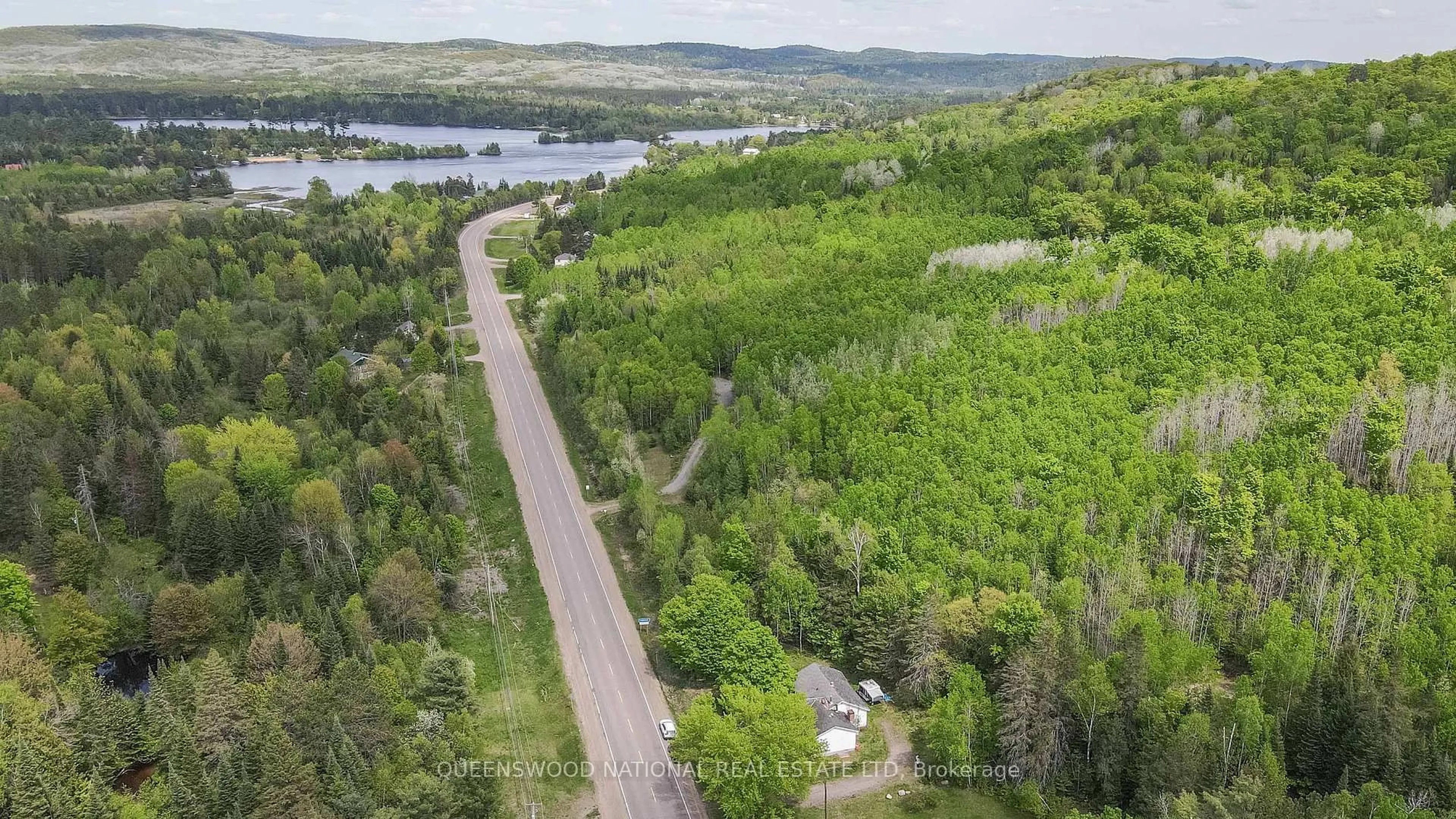 A pic from outside/outdoor area/front of a property/back of a property/a pic from drone, water/lake/river/ocean view for 38966 Combermere Rd, Combermere Ontario K0J 1L0