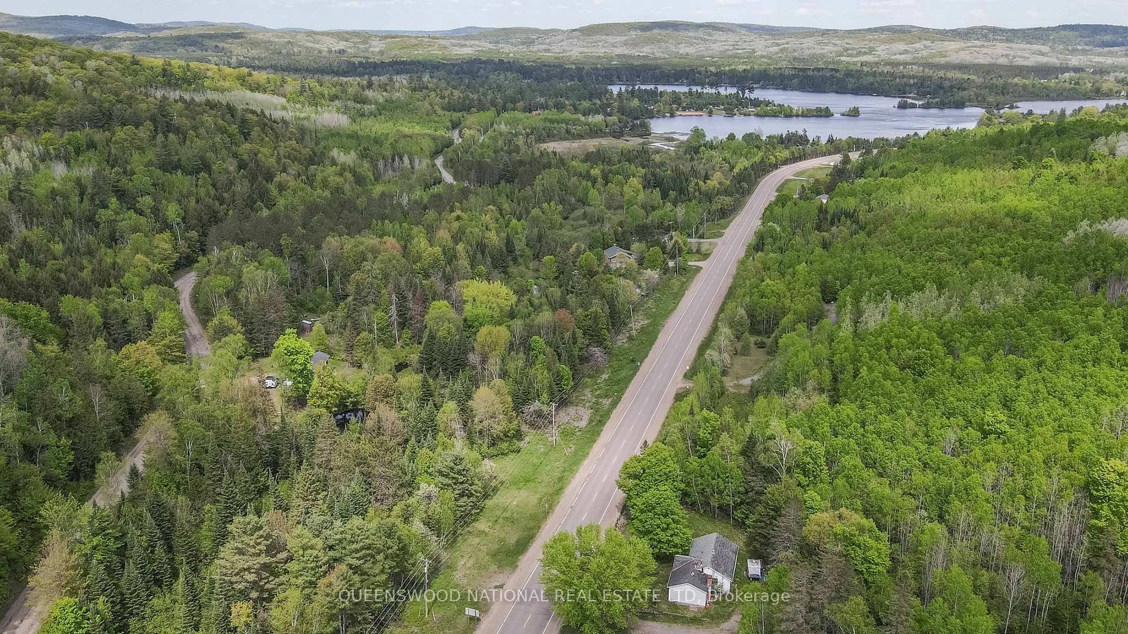 A pic from outside/outdoor area/front of a property/back of a property/a pic from drone, water/lake/river/ocean view for 38966 Combermere Rd, Combermere Ontario K0J 1L0