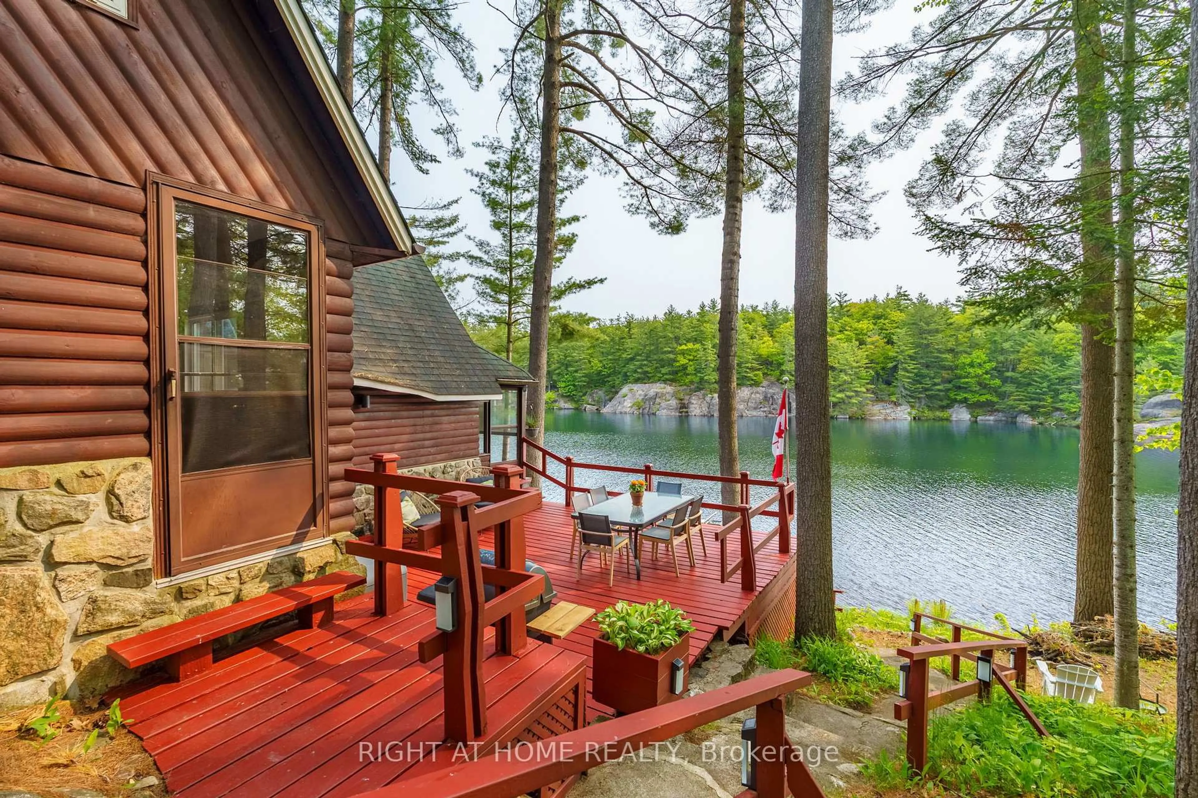 Patio, water/lake/river/ocean view for 1178 Tomingas Rd, Gravenhurst Ontario P0E 1G0