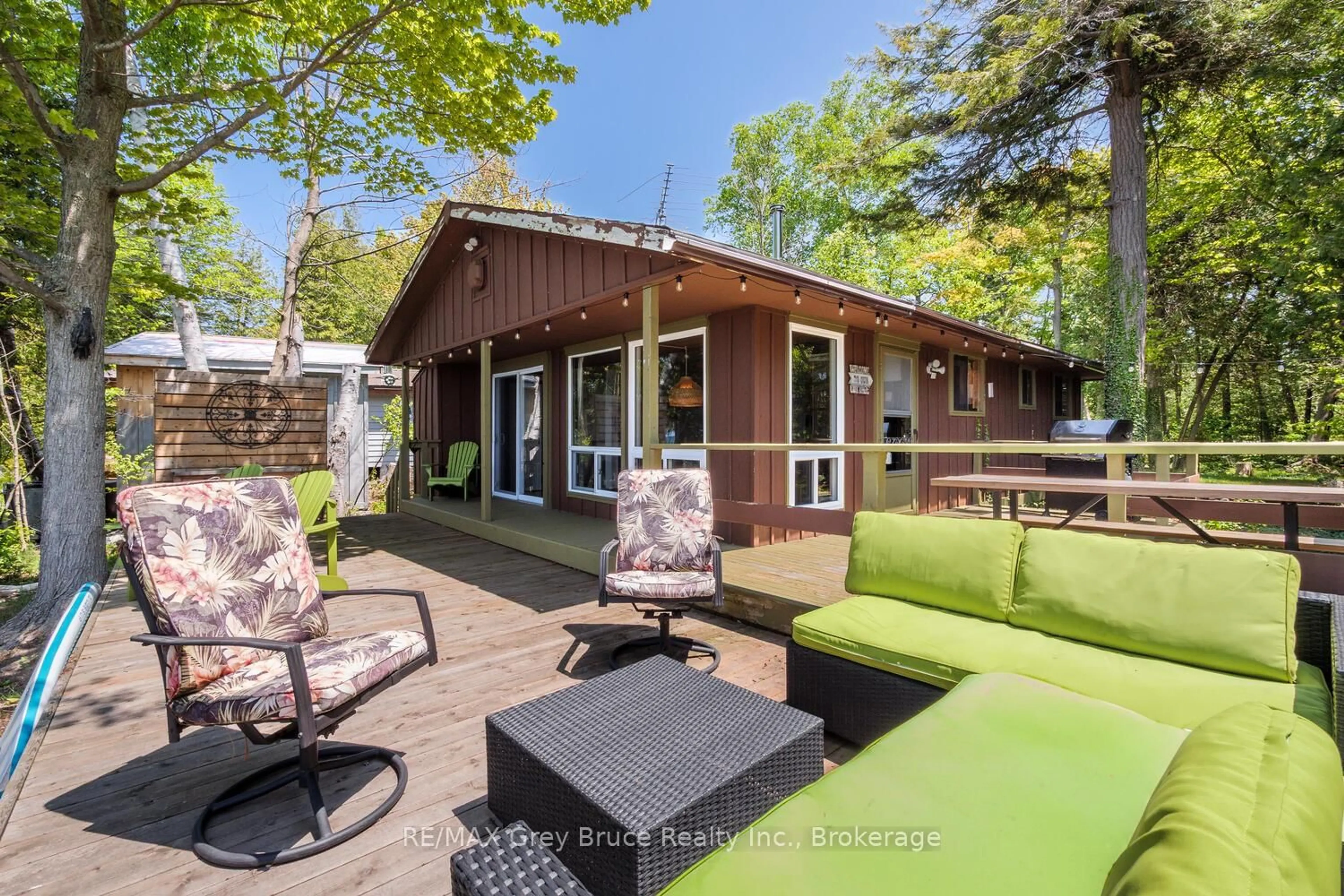 Patio, street for 821 Bruce Road 13 Rd, Native Leased Lands Ontario N0H 2G0