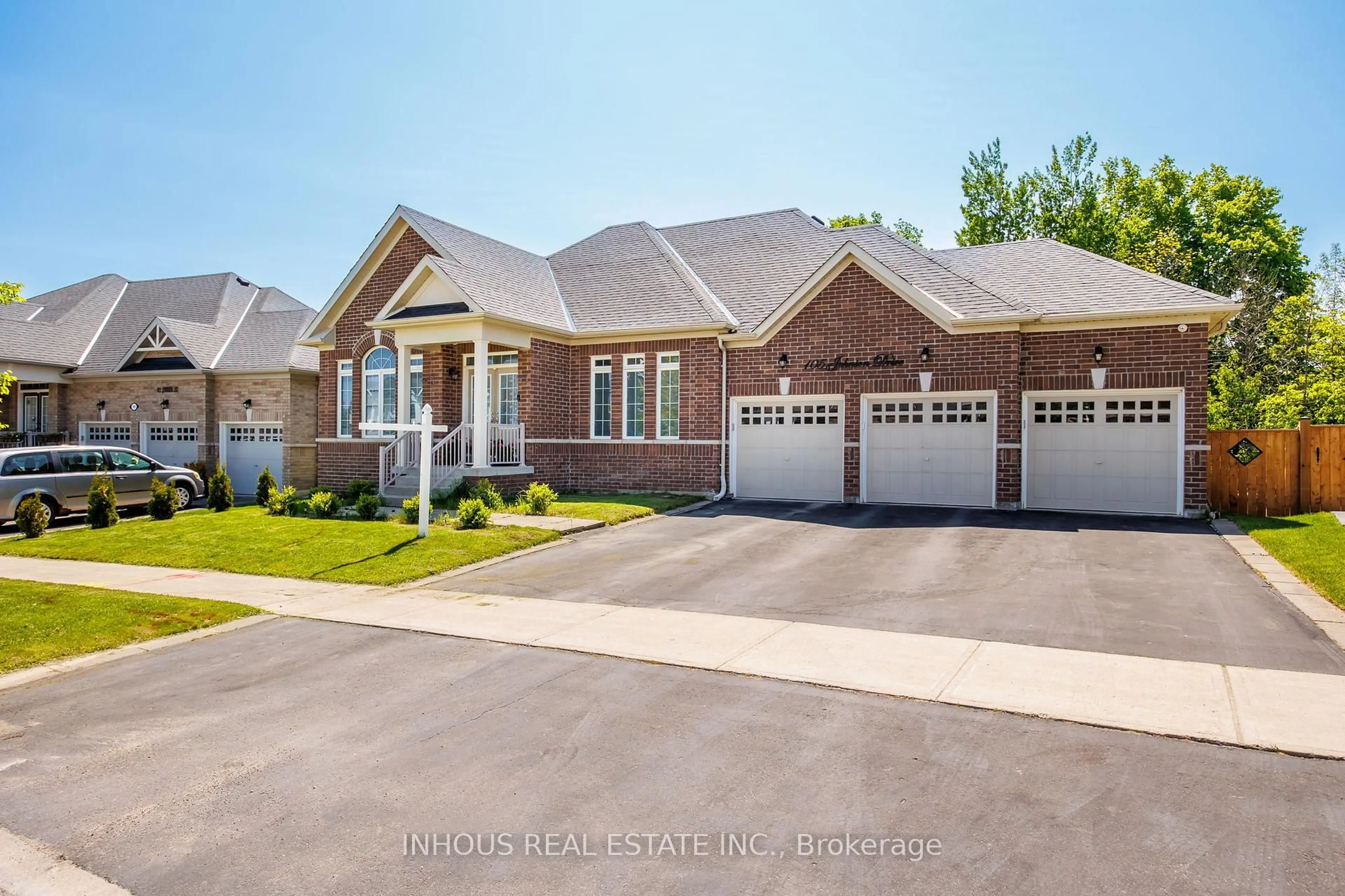 Home with brick exterior material, street for 105 Johnson Dr, Shelburne Ontario L9V 3V9