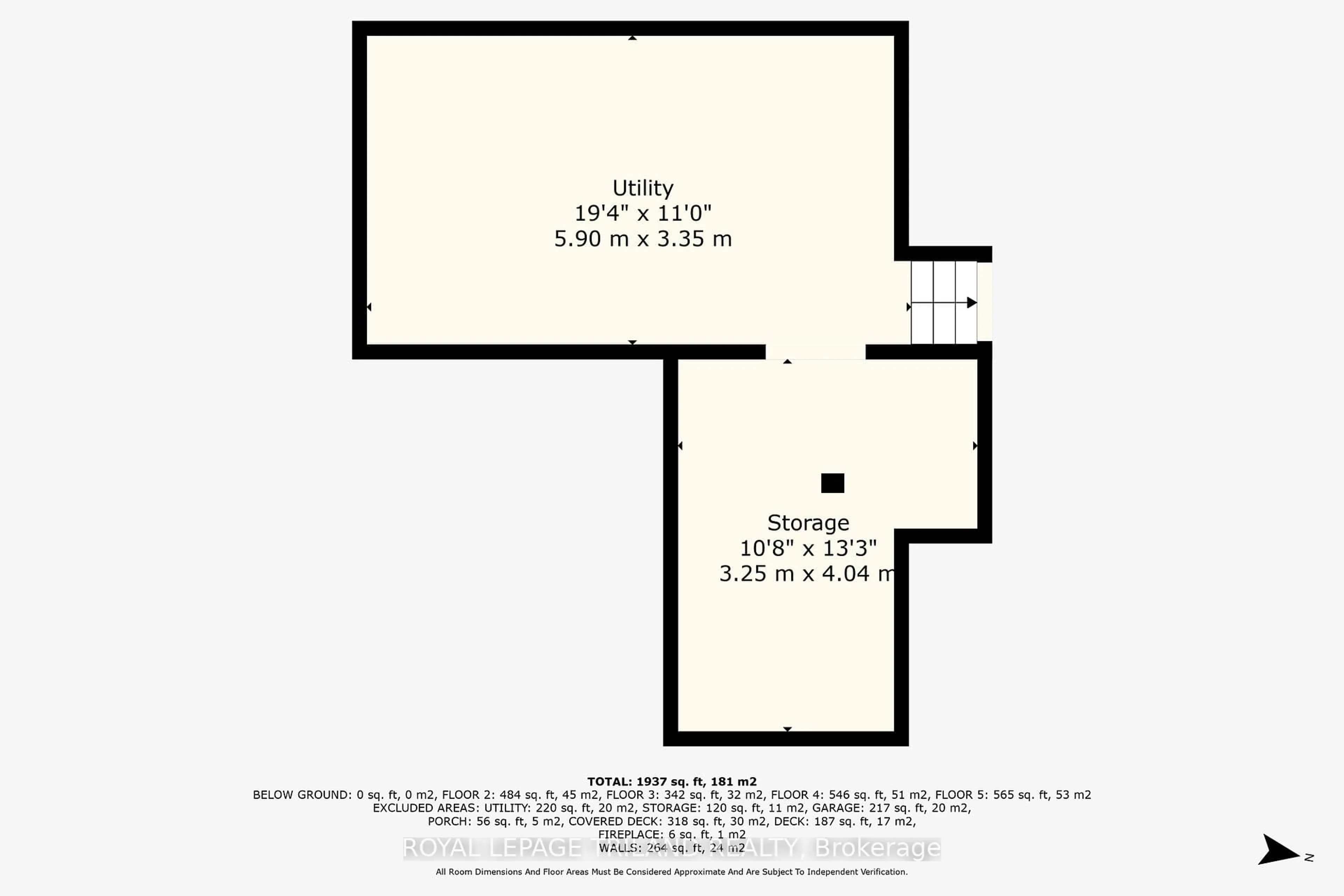 Floor plan for 93 St Lawrence Blvd, London South Ontario N6J 2X2