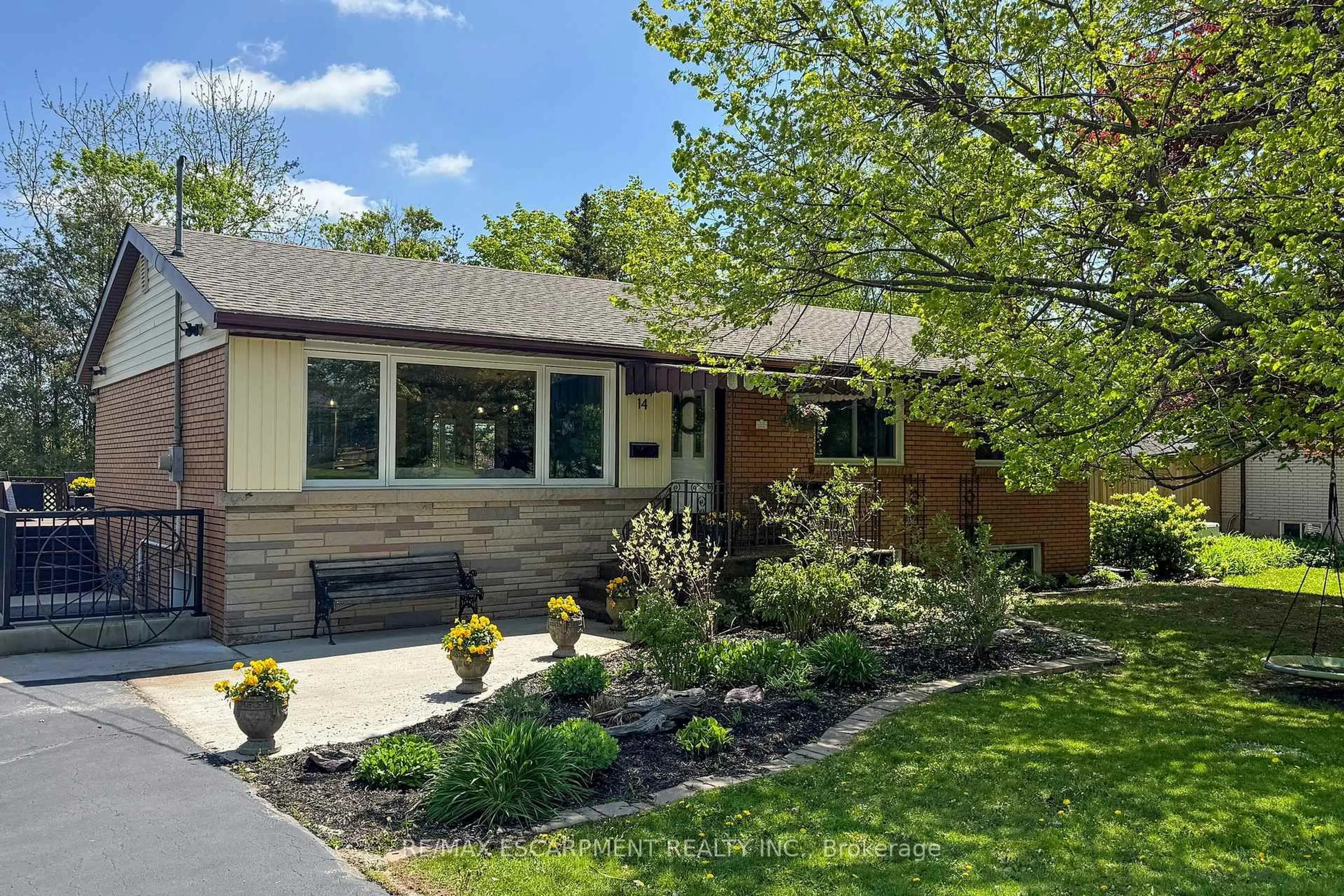 Home with brick exterior material, street for 14 Algonquin Ave, Hamilton Ontario L9H 7L2