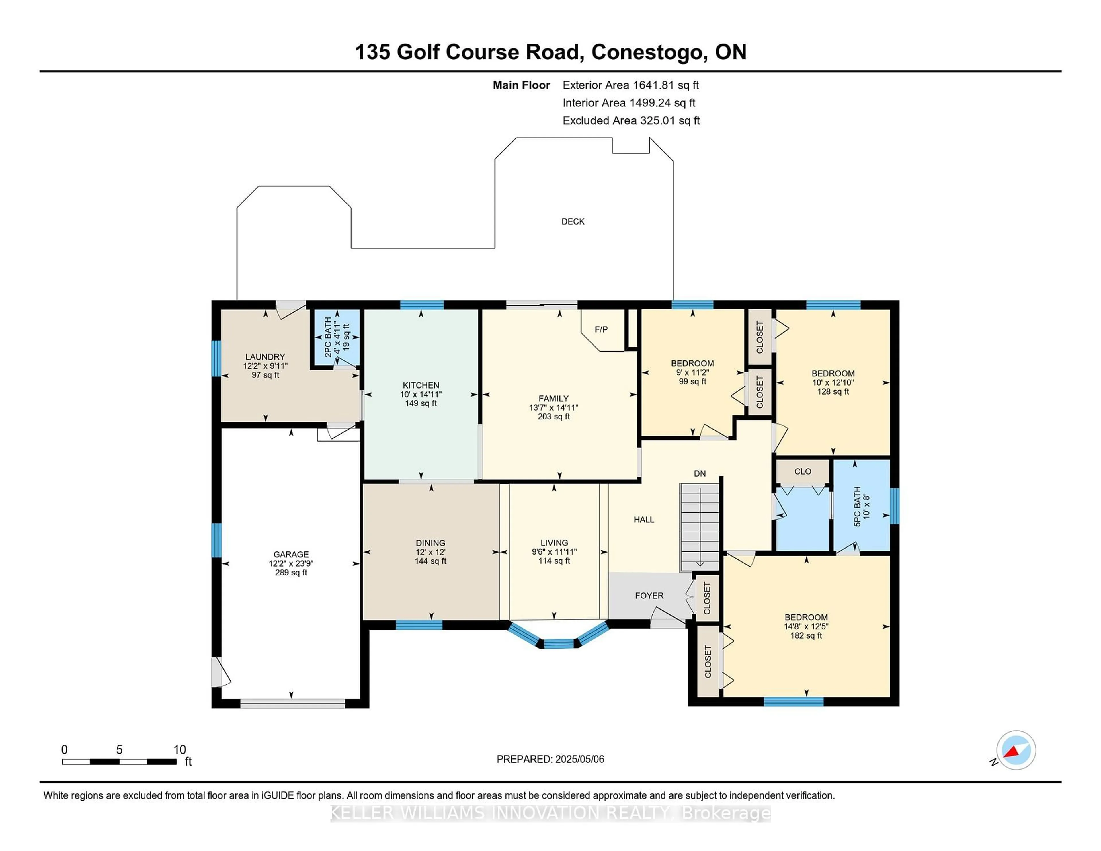 Floor plan for 135 Golf Course Rd, Woolwich Ontario N0B 1N0