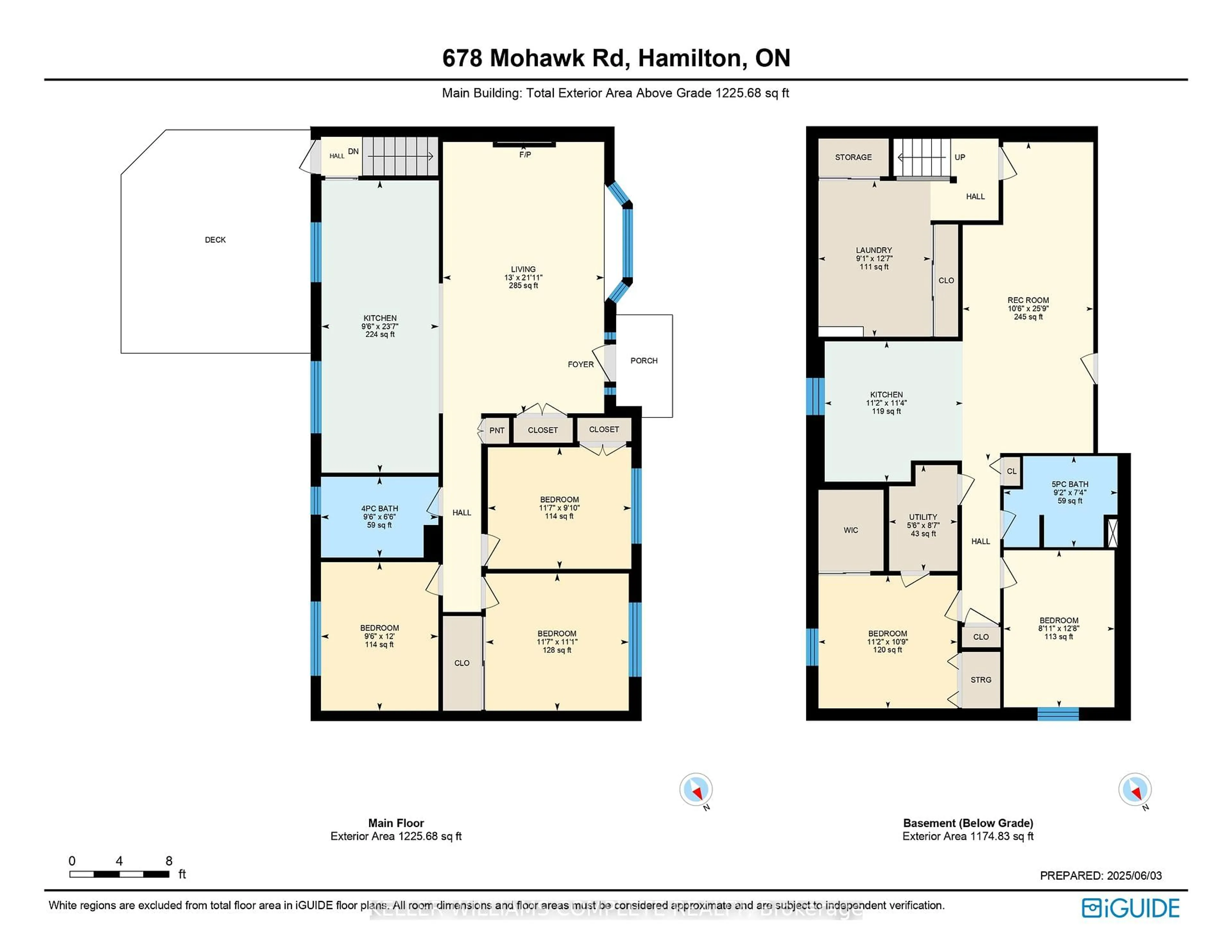 Floor plan for 678 Mohawk Rd, Hamilton Ontario L9G 2X3