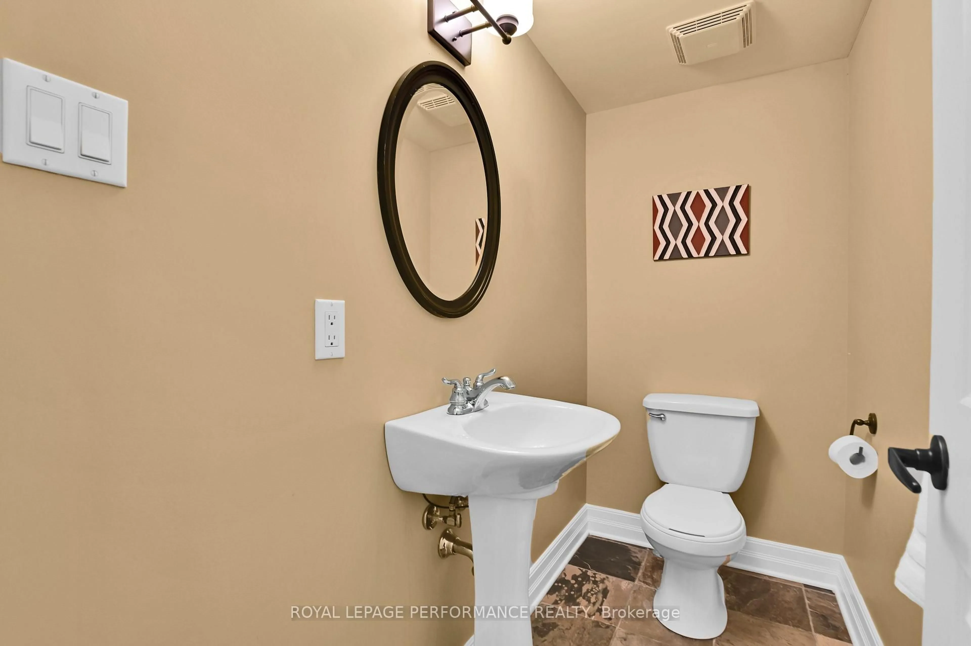 Standard bathroom, ceramic/tile floor for 376 Winston Ave #B, Ottawa Ontario K2A 1Y5