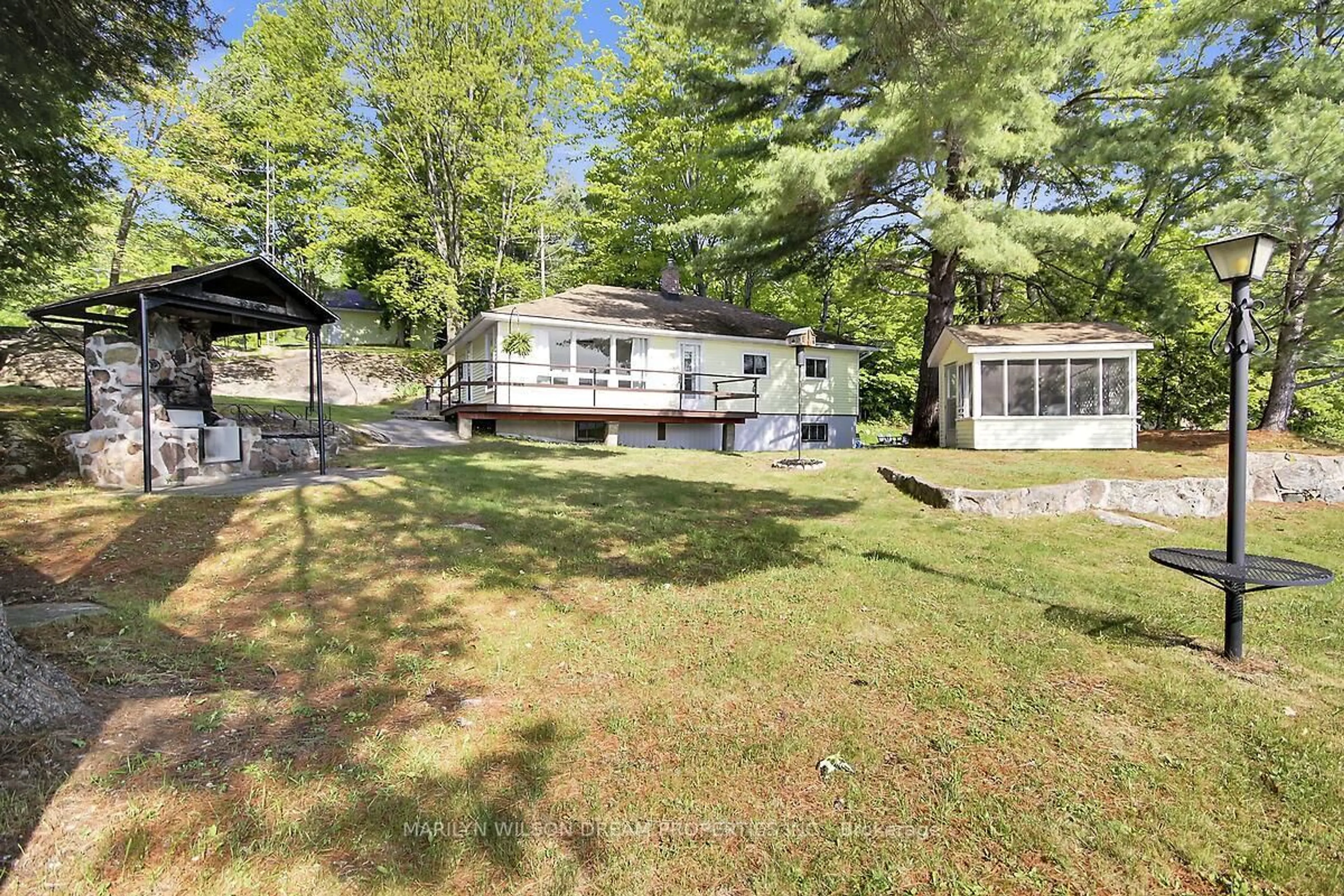 Patio, water/lake/river/ocean view for 67 Meadow Lane, Tichborne Ontario K0H 2V0