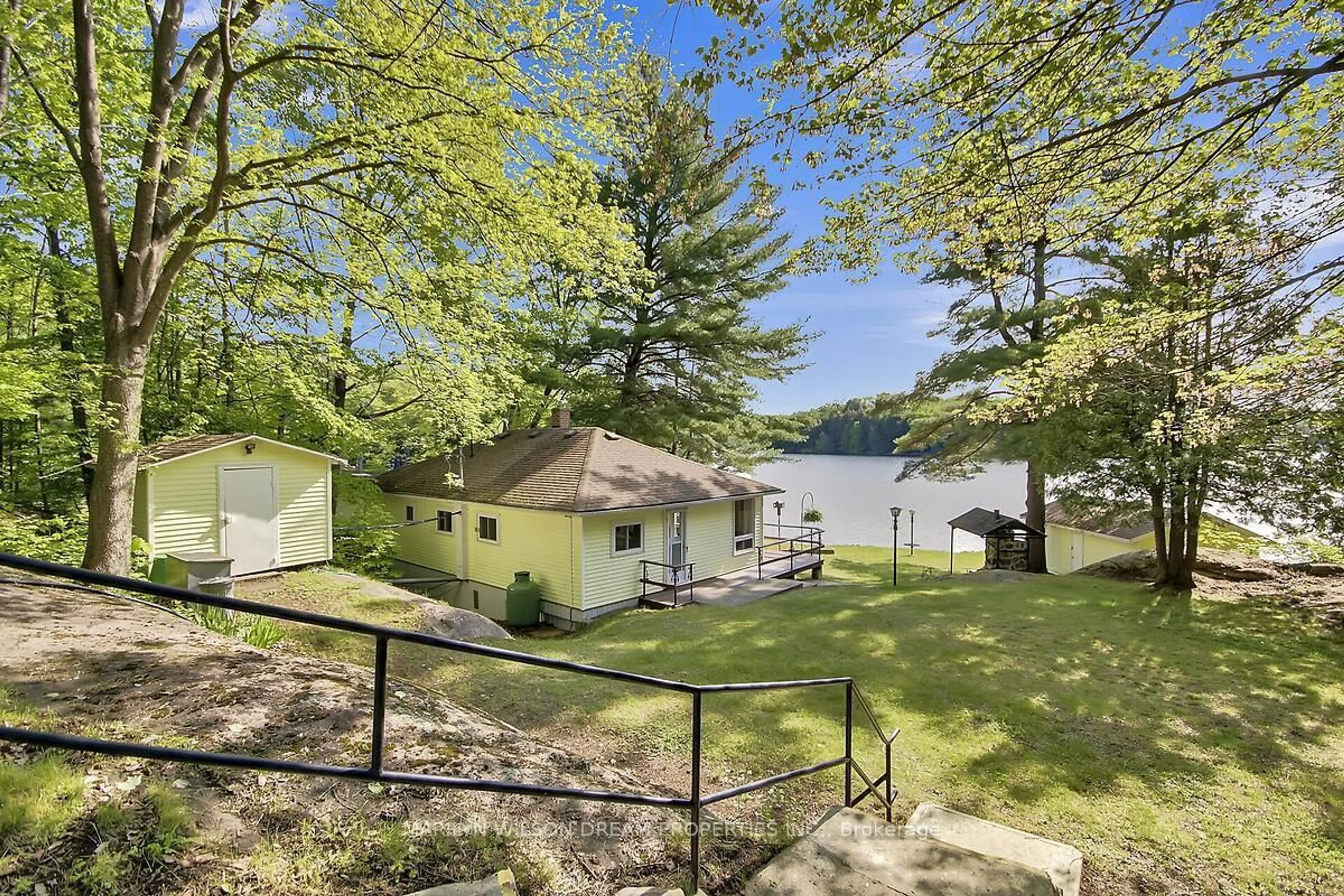 Patio, water/lake/river/ocean view for 67 Meadow Lane, Tichborne Ontario K0H 2V0