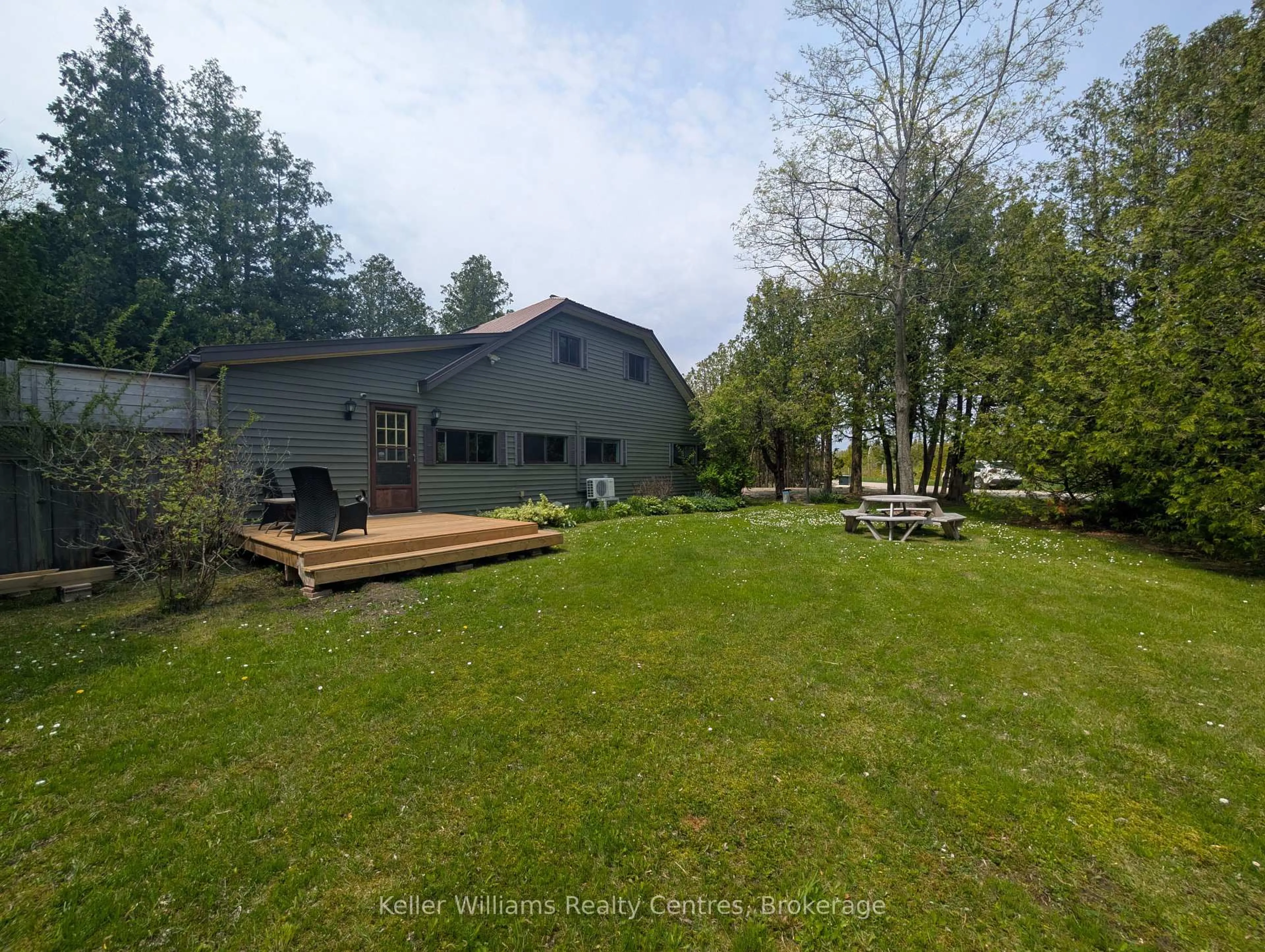 A pic from outside/outdoor area/front of a property/back of a property/a pic from drone, unknown for 21 Tyson Lane, South Bruce Peninsula Ontario N0H 2T0