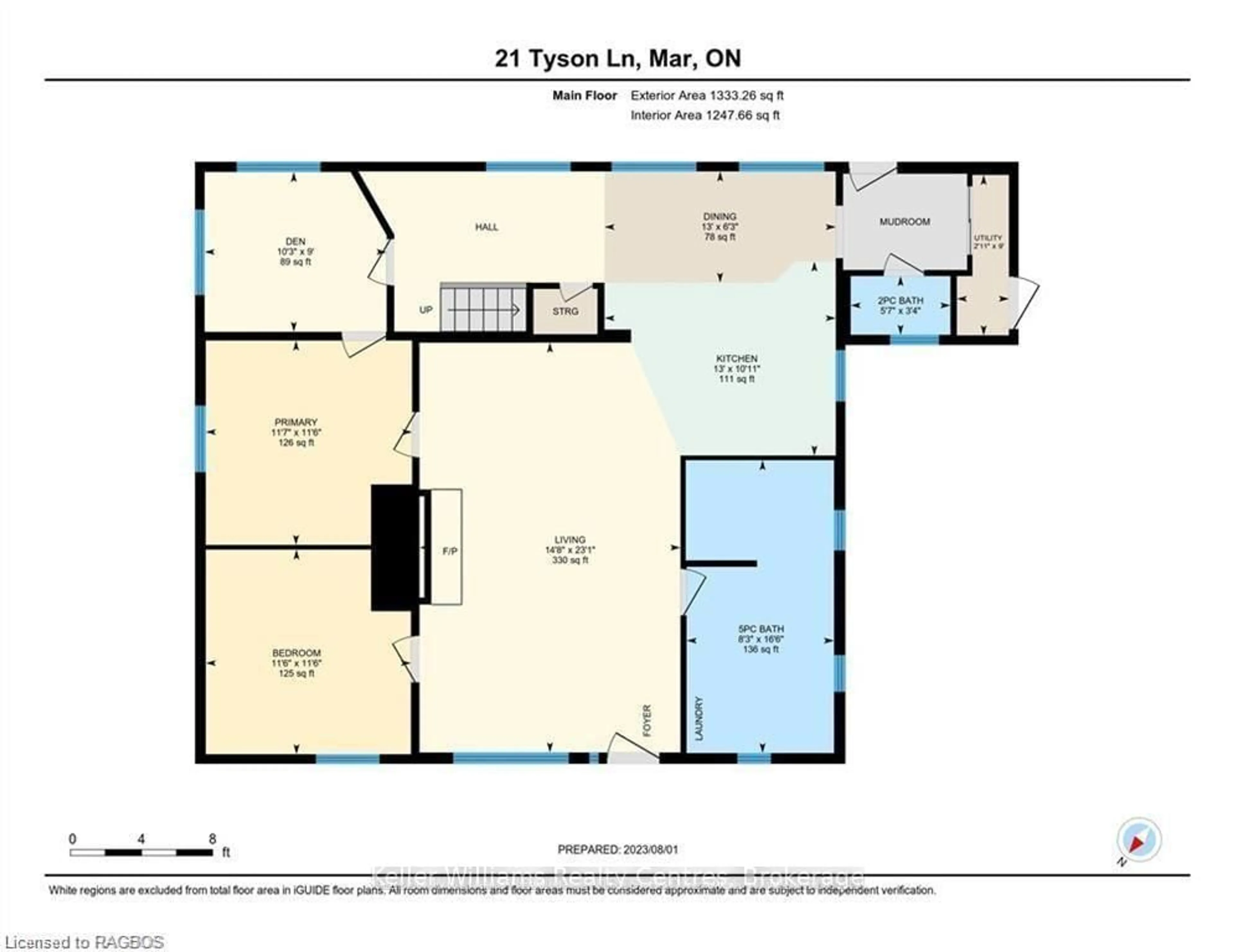 Floor plan for 21 Tyson Lane, South Bruce Peninsula Ontario N0H 2T0