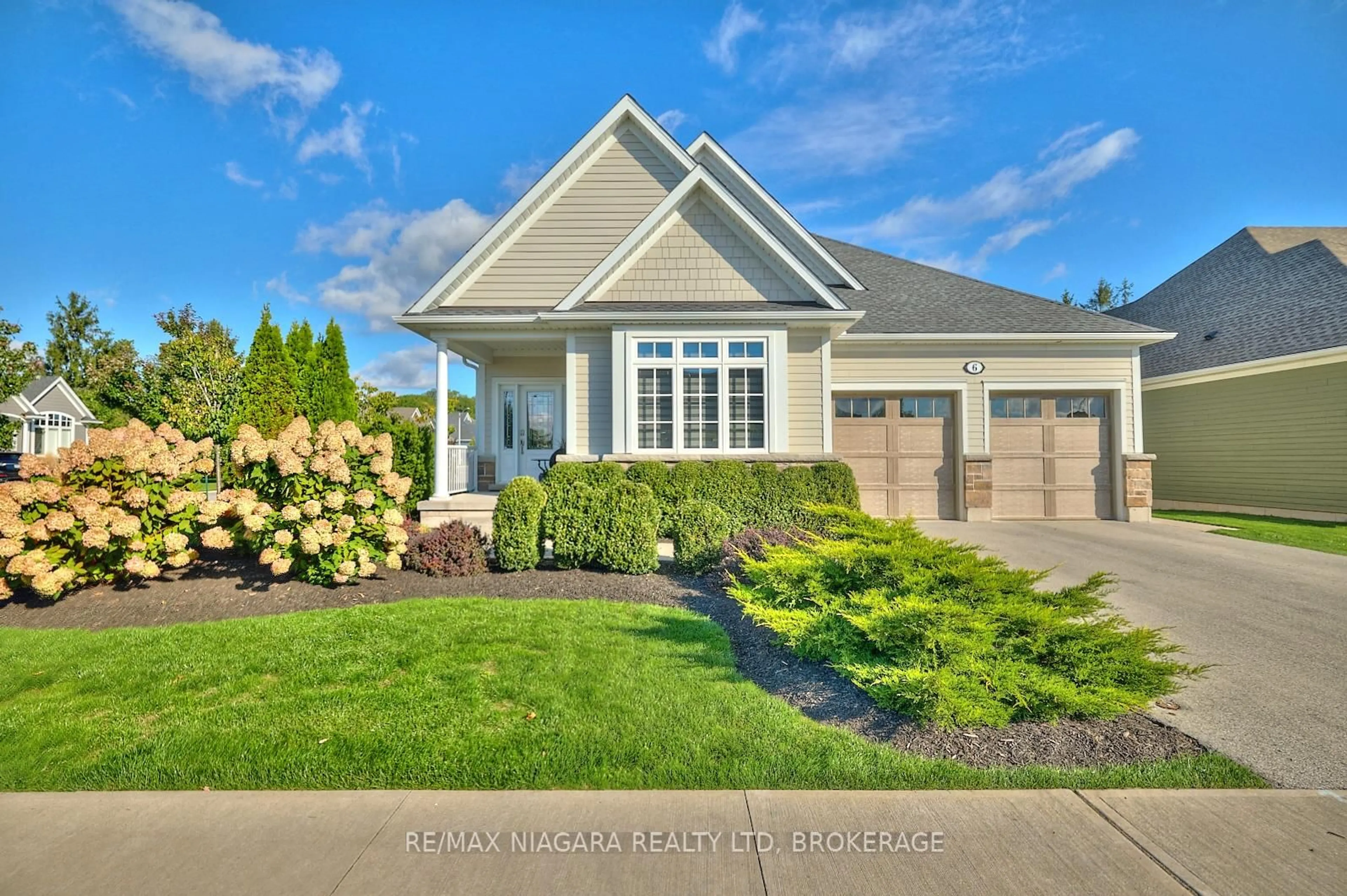 Home with brick exterior material, street for 6 Derbyshire Dr, Fort Erie Ontario L0S 1N0