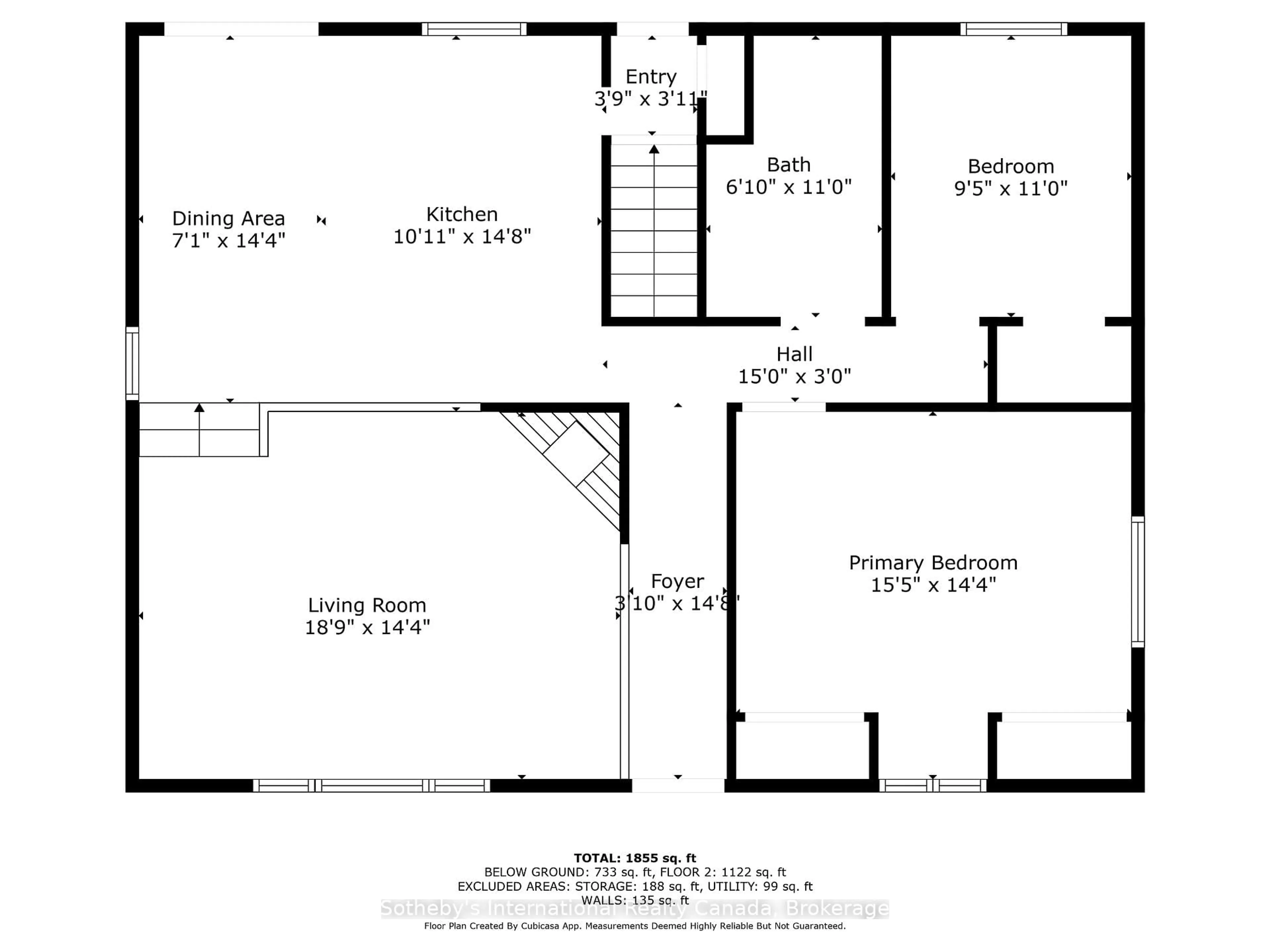 Floor plan for 48 Miller Dr, McDougall Ontario P2A 2W7
