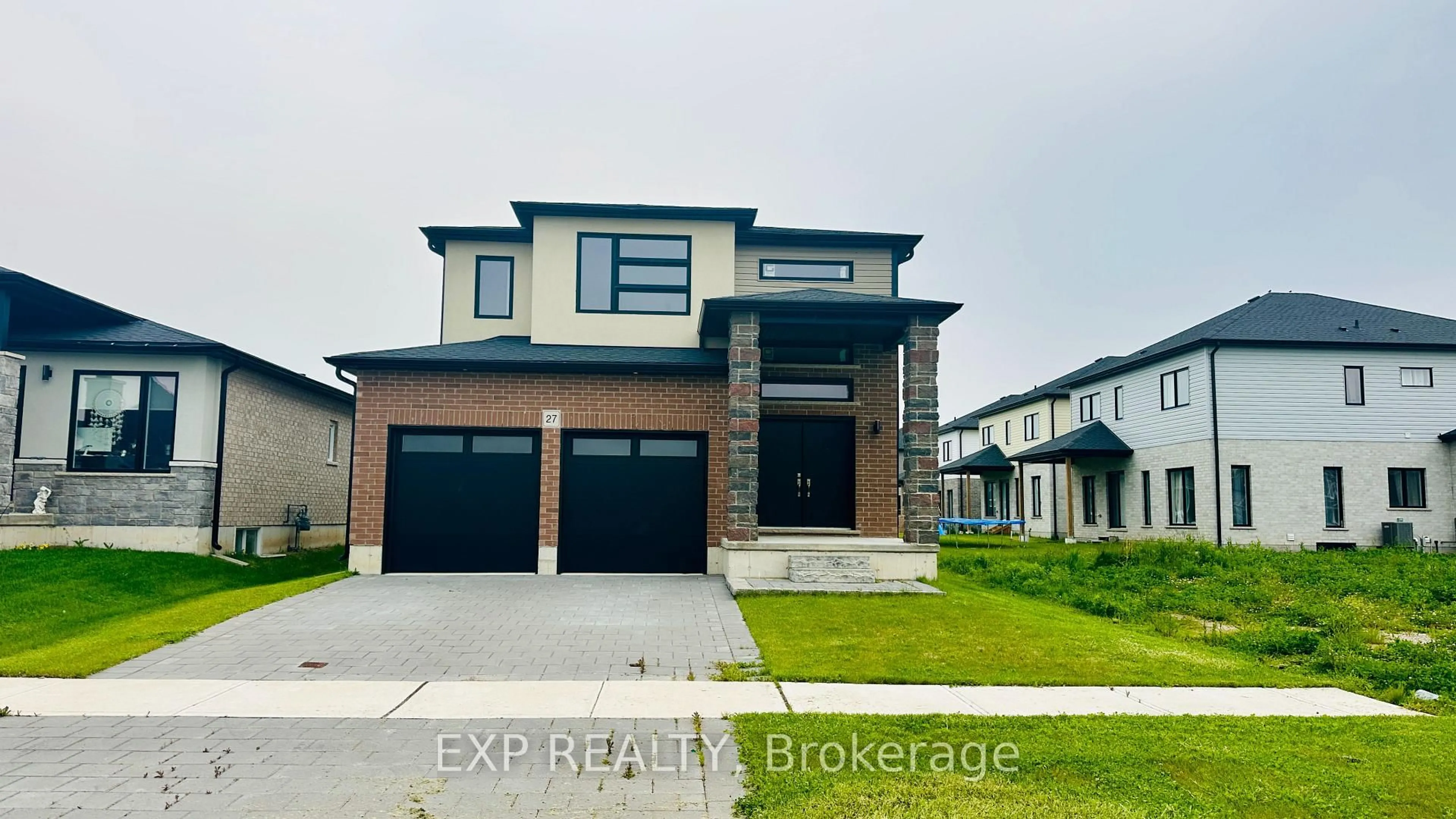 Home with brick exterior material, street for 27 Triebner St, South Huron Ontario N0M 1S7