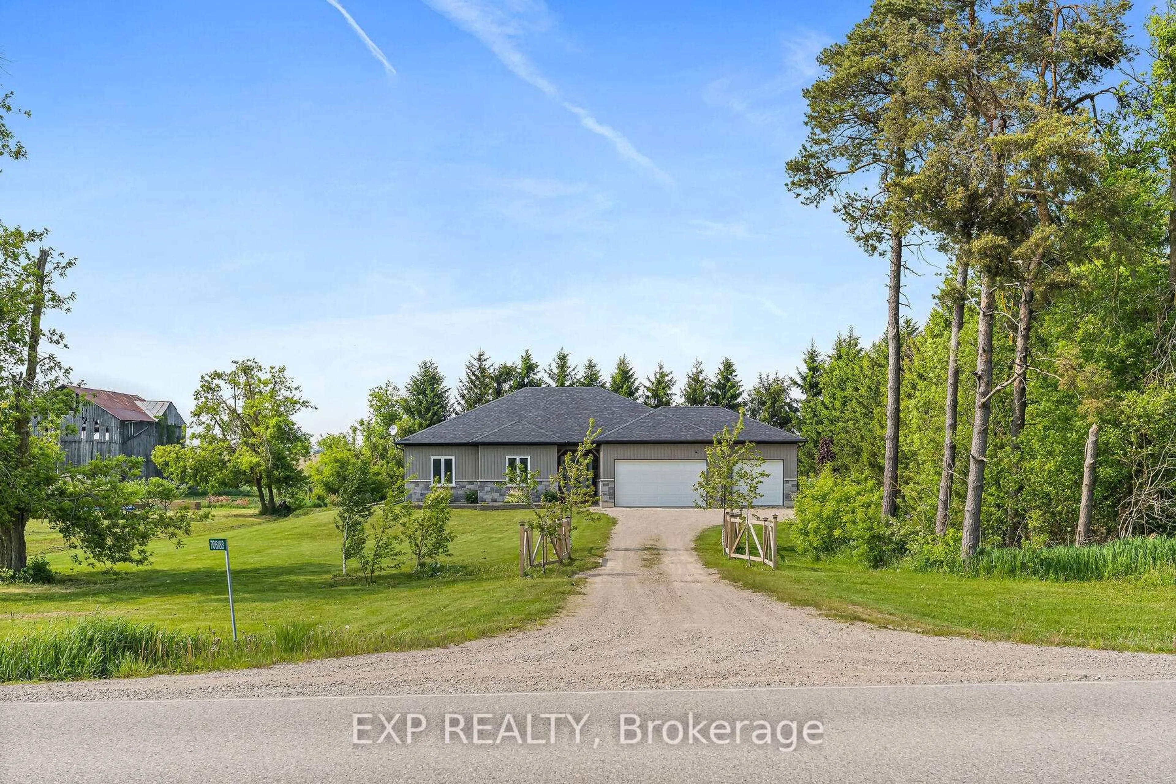 A pic from outside/outdoor area/front of a property/back of a property/a pic from drone, unknown for 706183 County Rd 21, Mulmur Ontario L0N 1H0