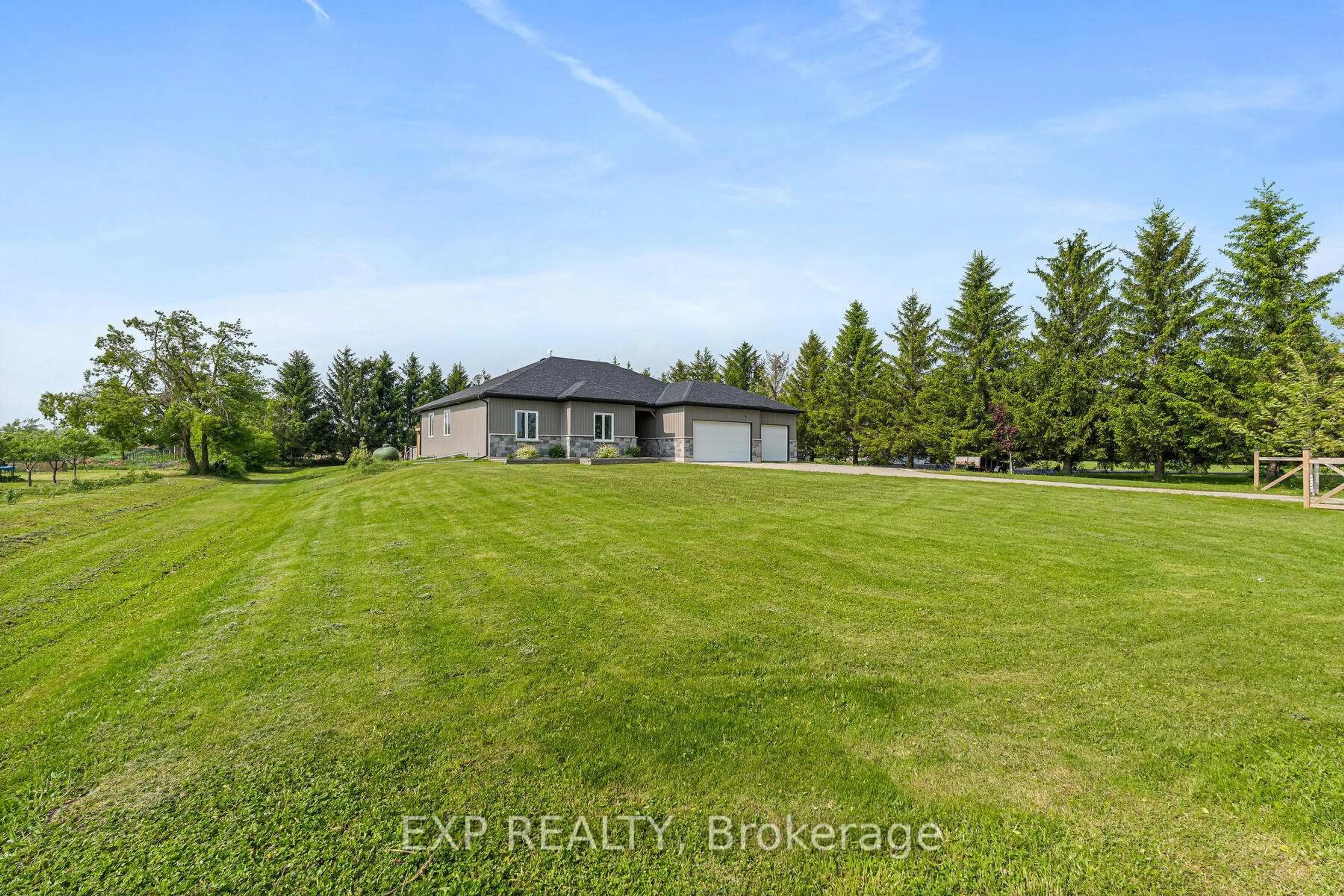 A pic from outside/outdoor area/front of a property/back of a property/a pic from drone, water/lake/river/ocean view for 706183 County Rd 21, Mulmur Ontario L0N 1H0