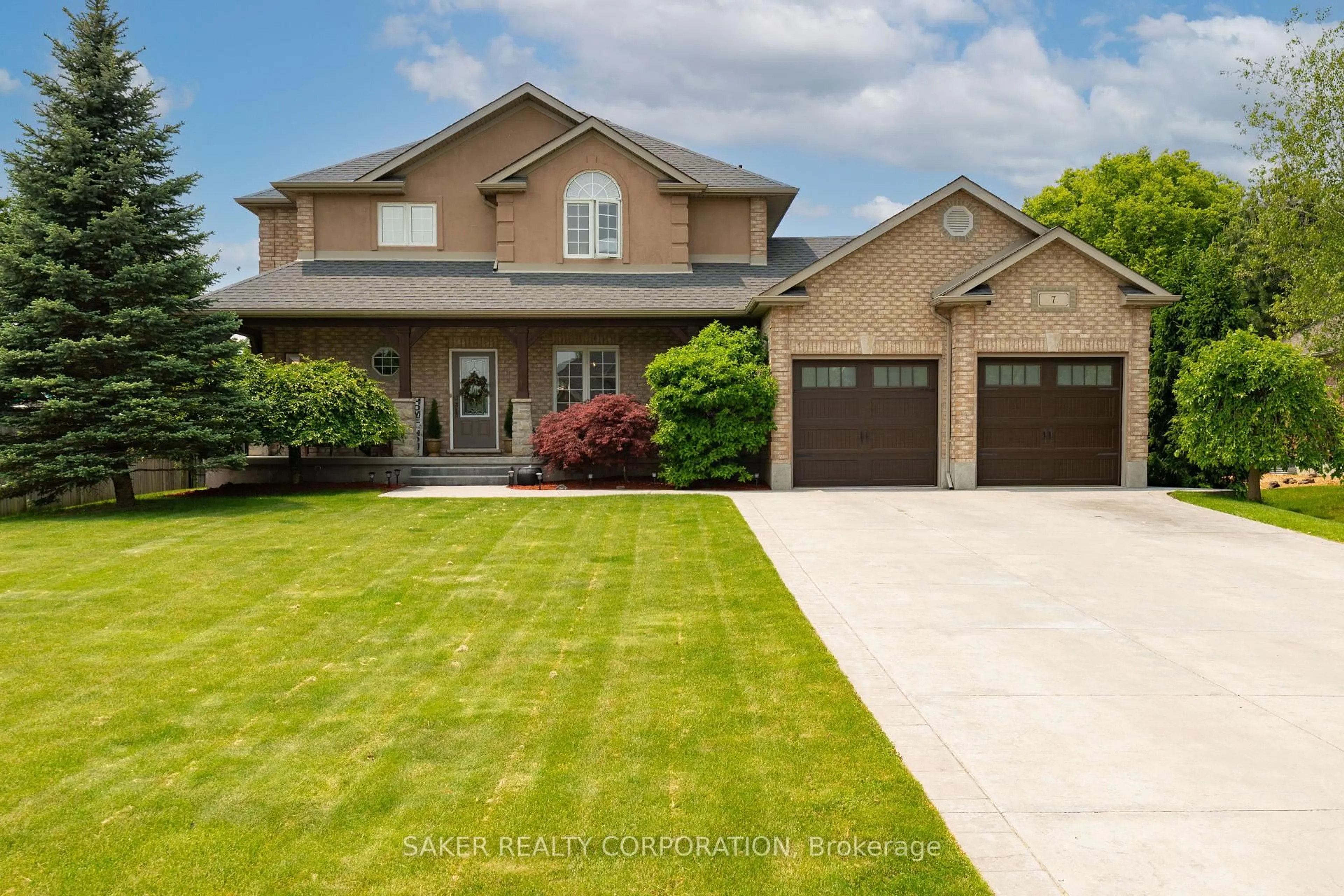 Home with brick exterior material, street for 7 Highland St, Middlesex Centre Ontario N0L 1E0