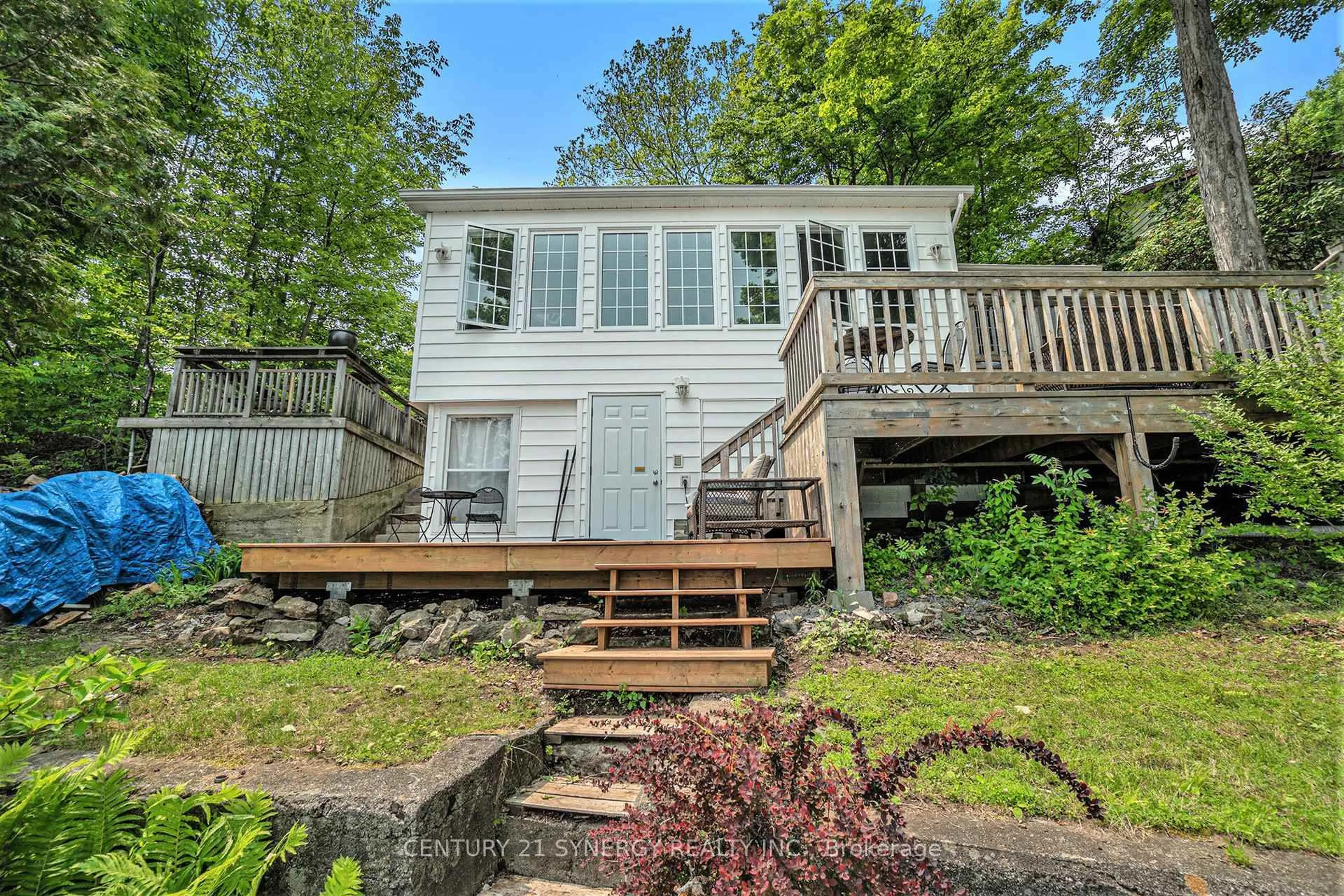 Patio, water/lake/river/ocean view for 29 O3 Rd, Rideau Lakes Ontario K0G 1L0