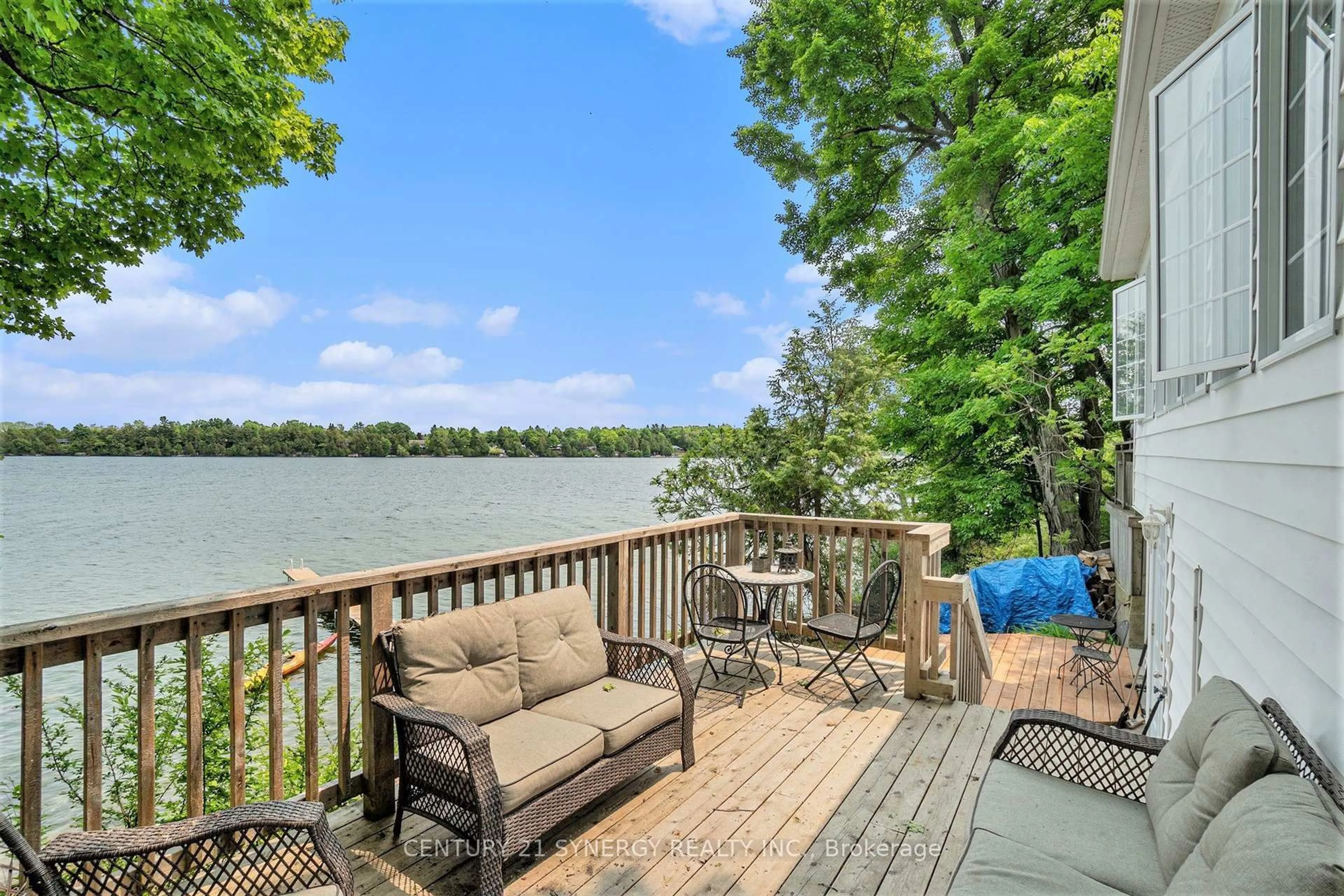 Patio, water/lake/river/ocean view for 29 O3 Rd, Rideau Lakes Ontario K0G 1L0