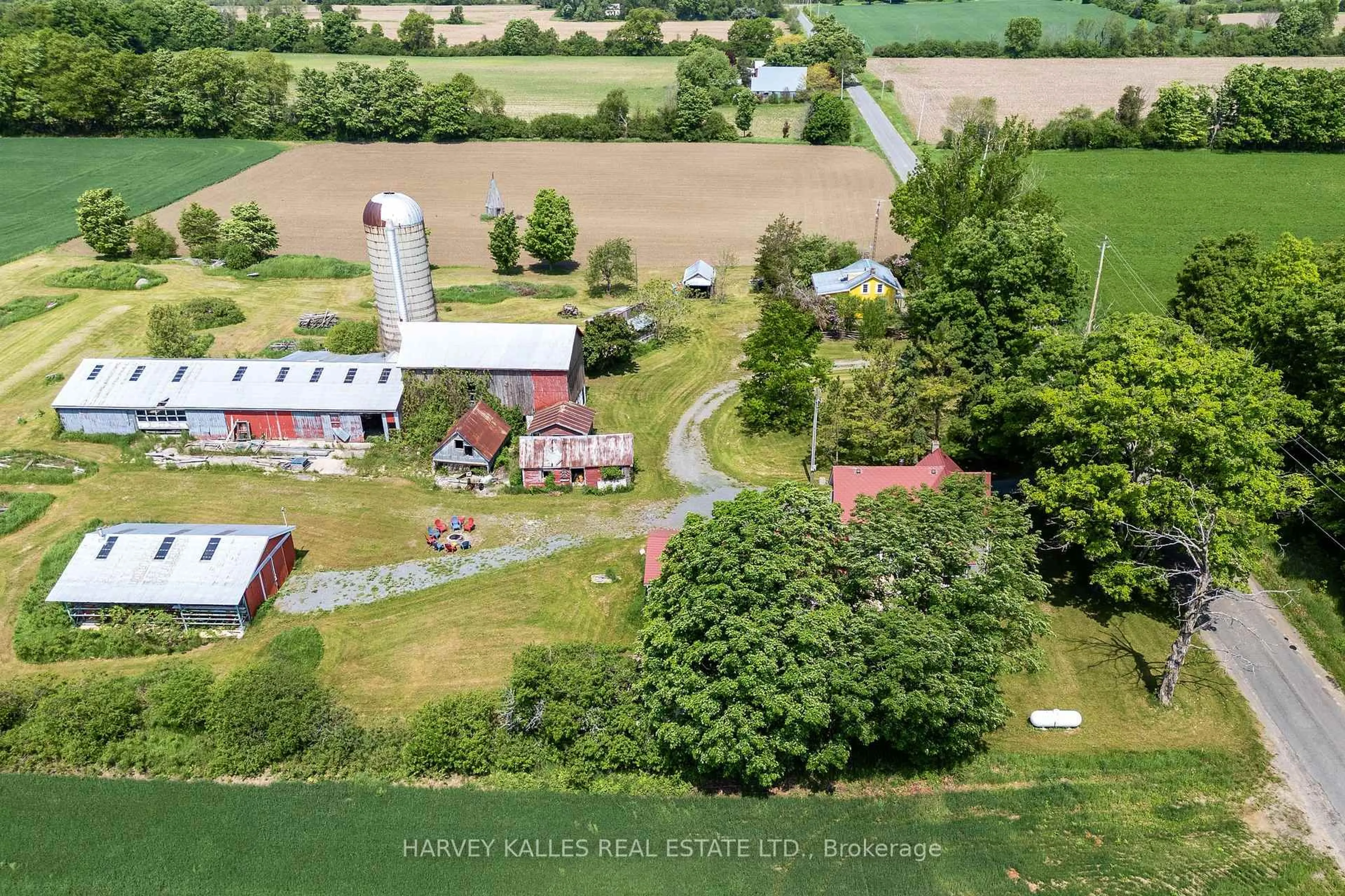 A pic from outside/outdoor area/front of a property/back of a property/a pic from drone, mountain view for 182 Marisett Rd, Prince Edward County Ontario K0K 2T0