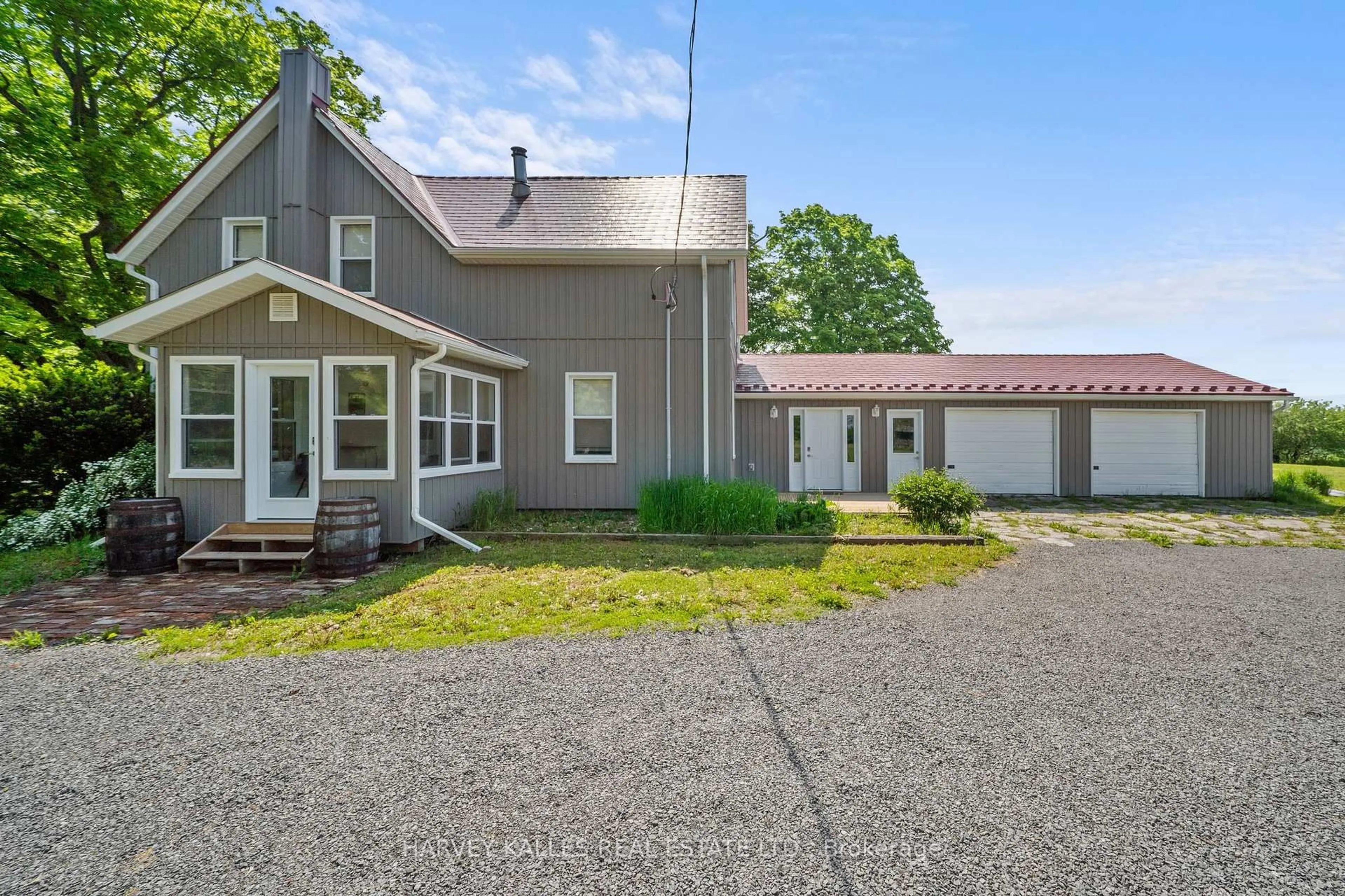 A pic from outside/outdoor area/front of a property/back of a property/a pic from drone, street for 182 Marisett Rd, Prince Edward County Ontario K0K 2T0