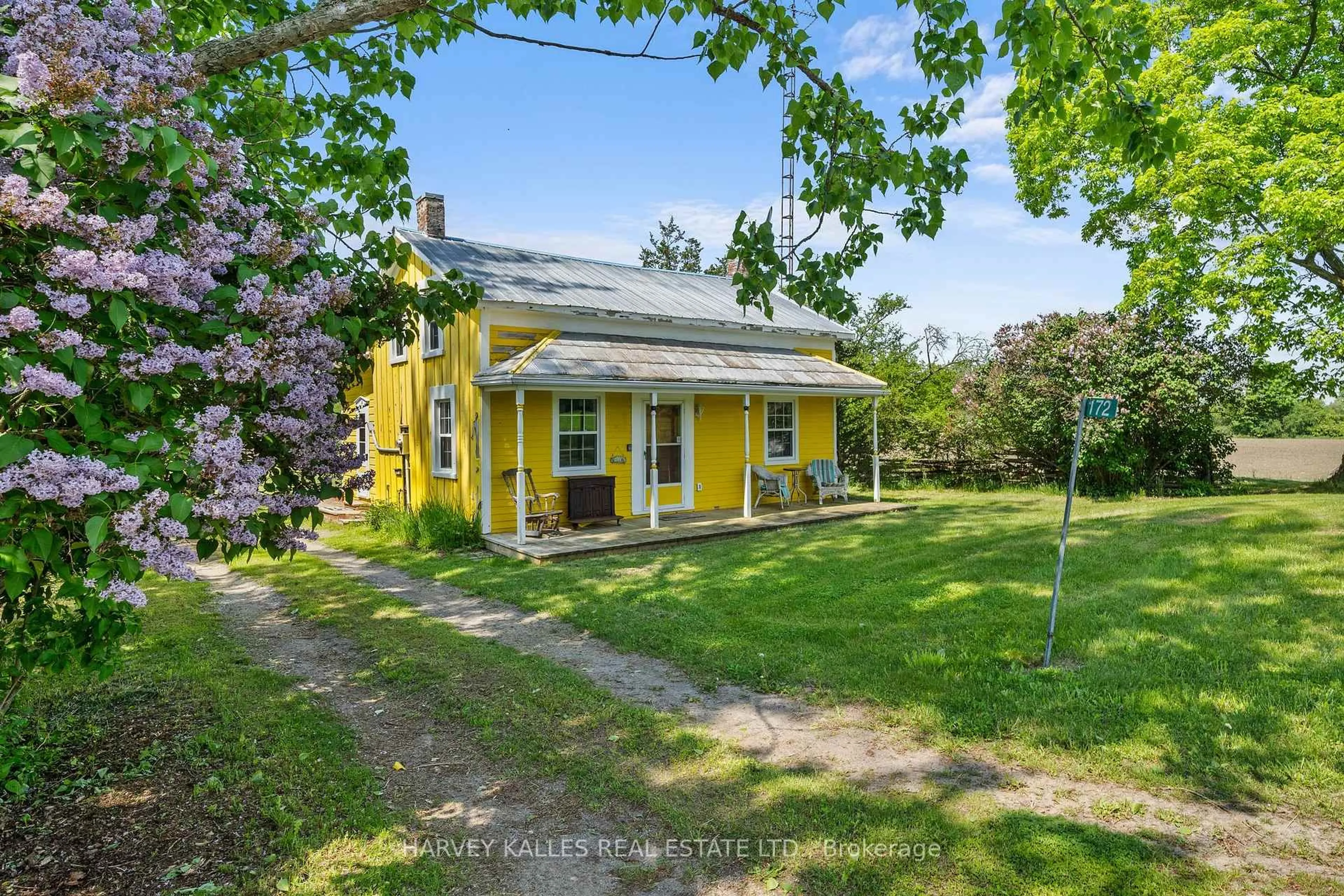 A pic from outside/outdoor area/front of a property/back of a property/a pic from drone, street for 182 Marisett Rd, Prince Edward County Ontario K0K 2T0