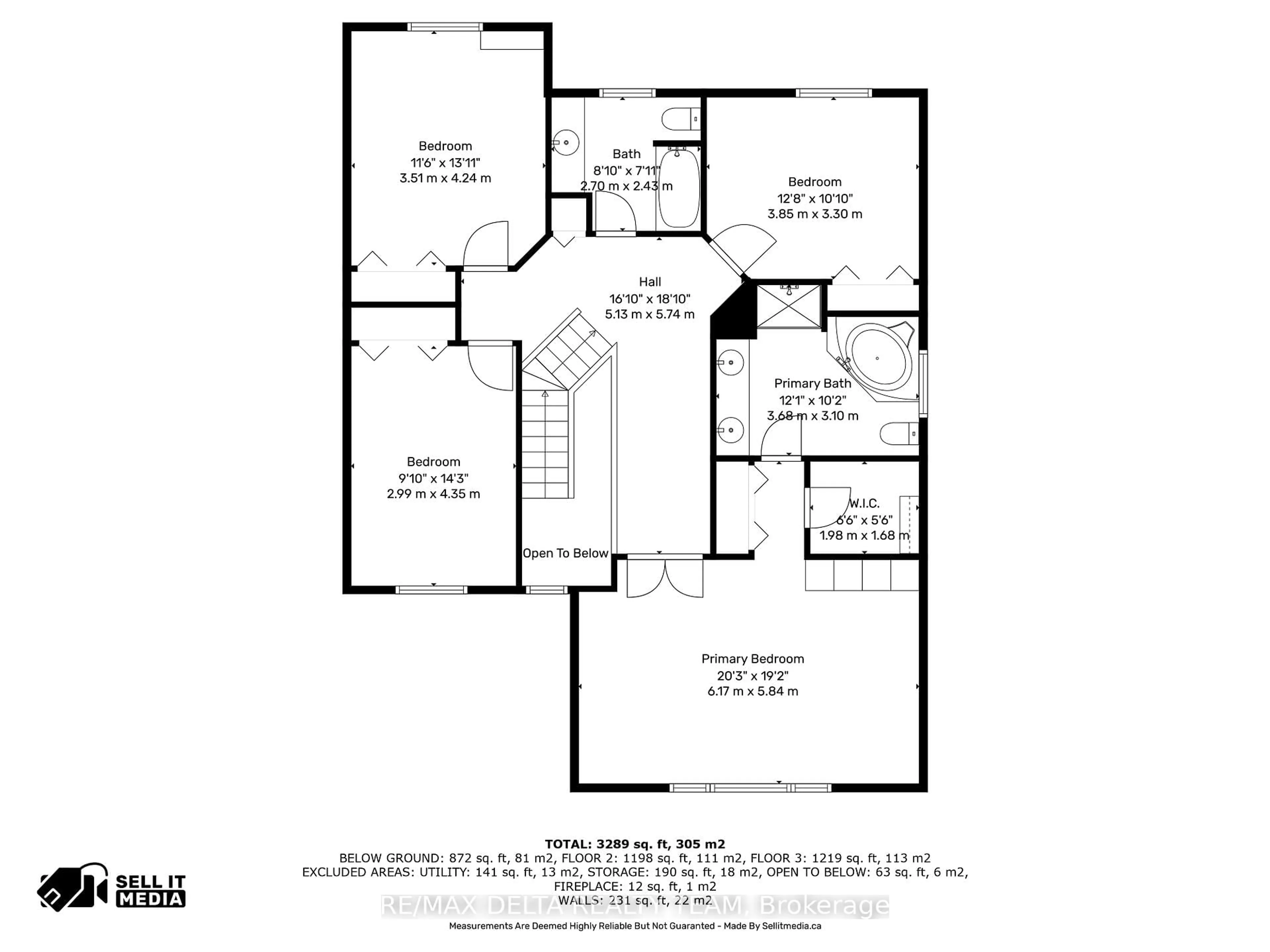 Floor plan for 17 Solace Crt, Ottawa Ontario K1K 4T5