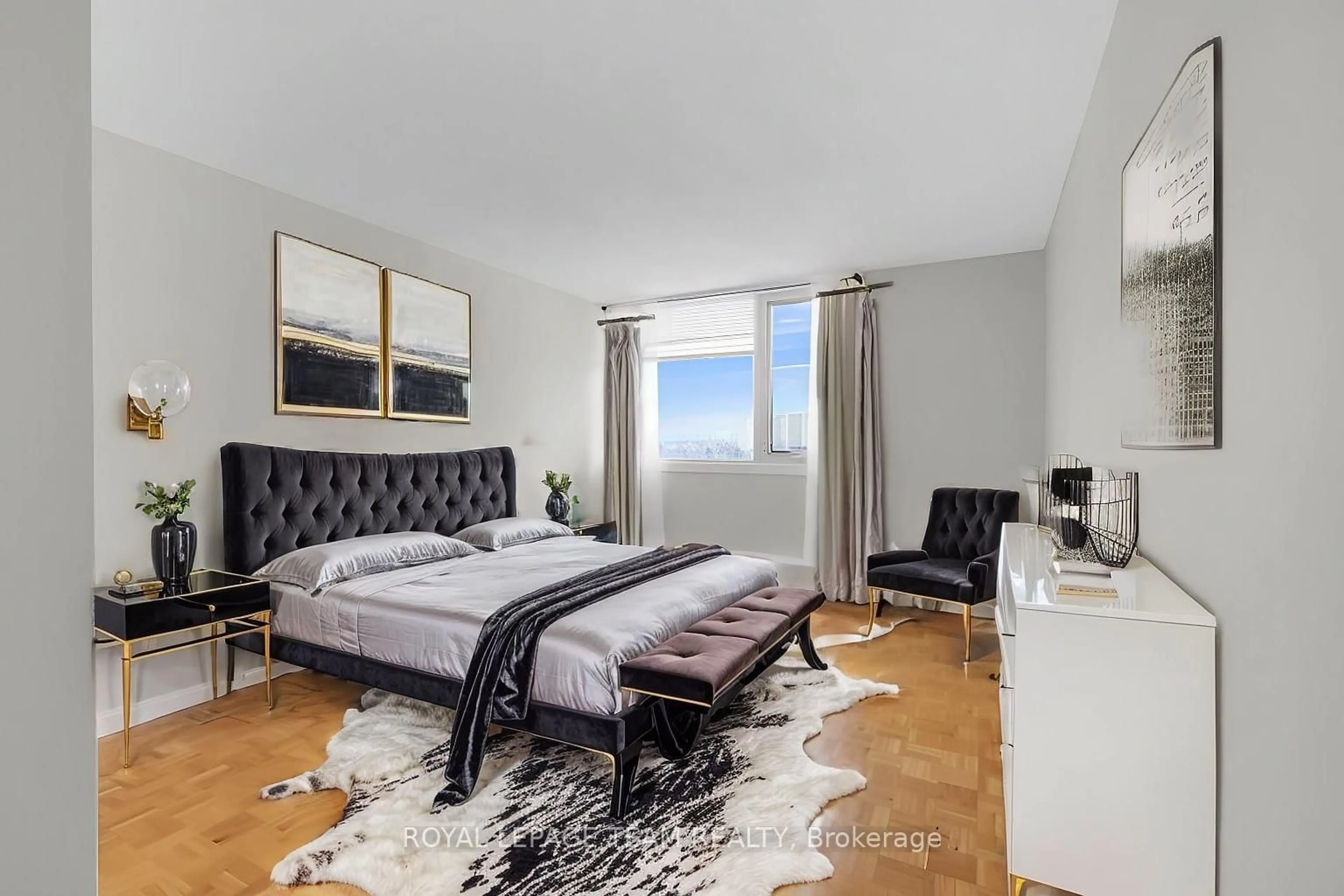 Bedroom with bed, unknown for 265 Poulin Ave #805, Ottawa Ontario K2B 7Y8