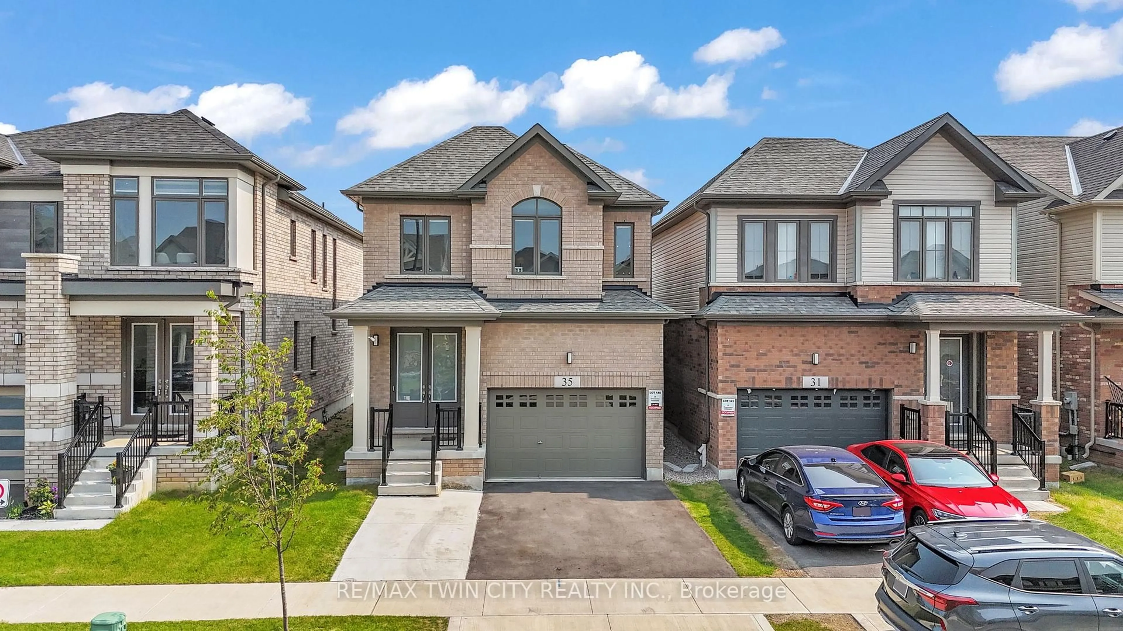 Home with brick exterior material, street for 35 Crossmore Cres, Cambridge Ontario N1S 0C7