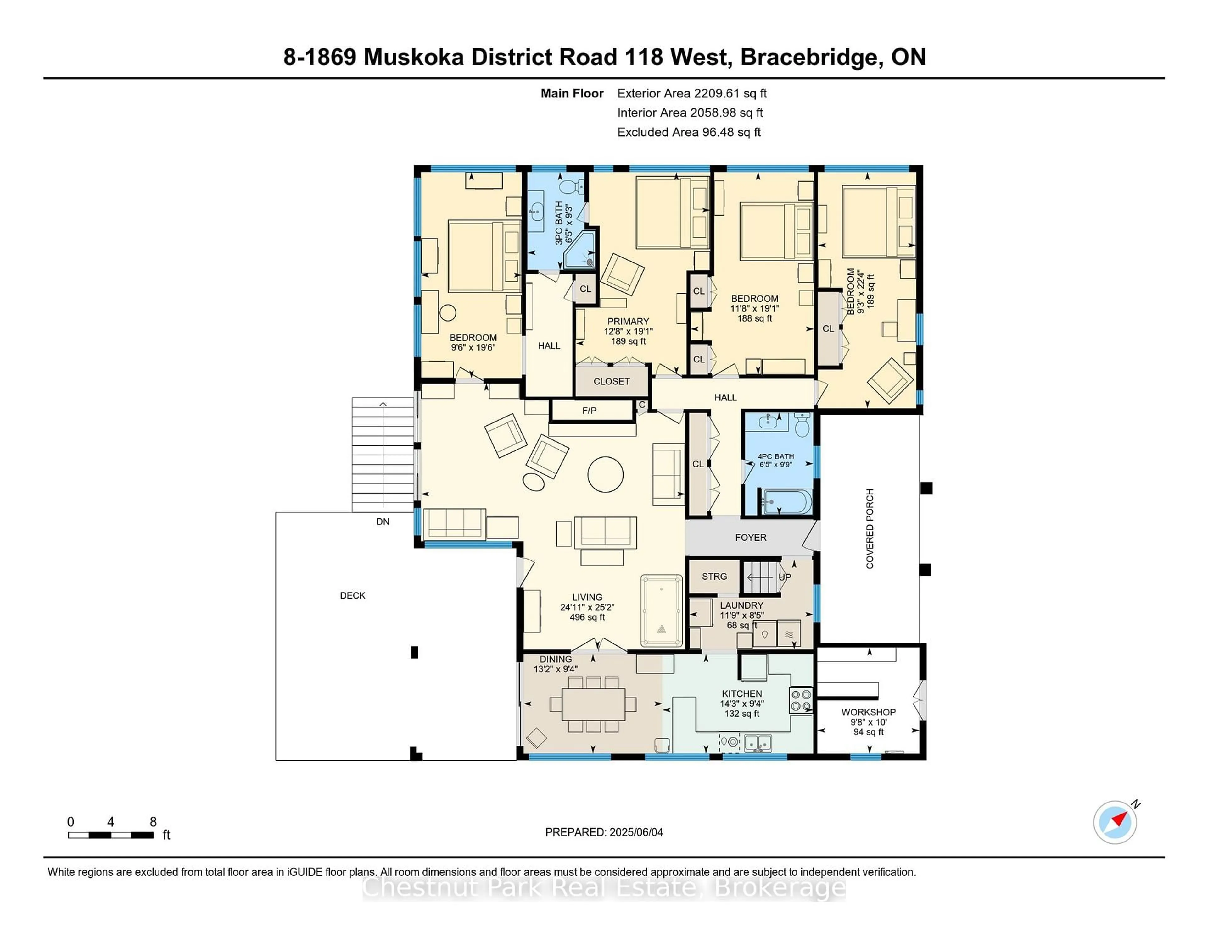 Floor plan for 1869 Muskoka 118 Rd #8, Muskoka Lakes Ontario P1L 1W8