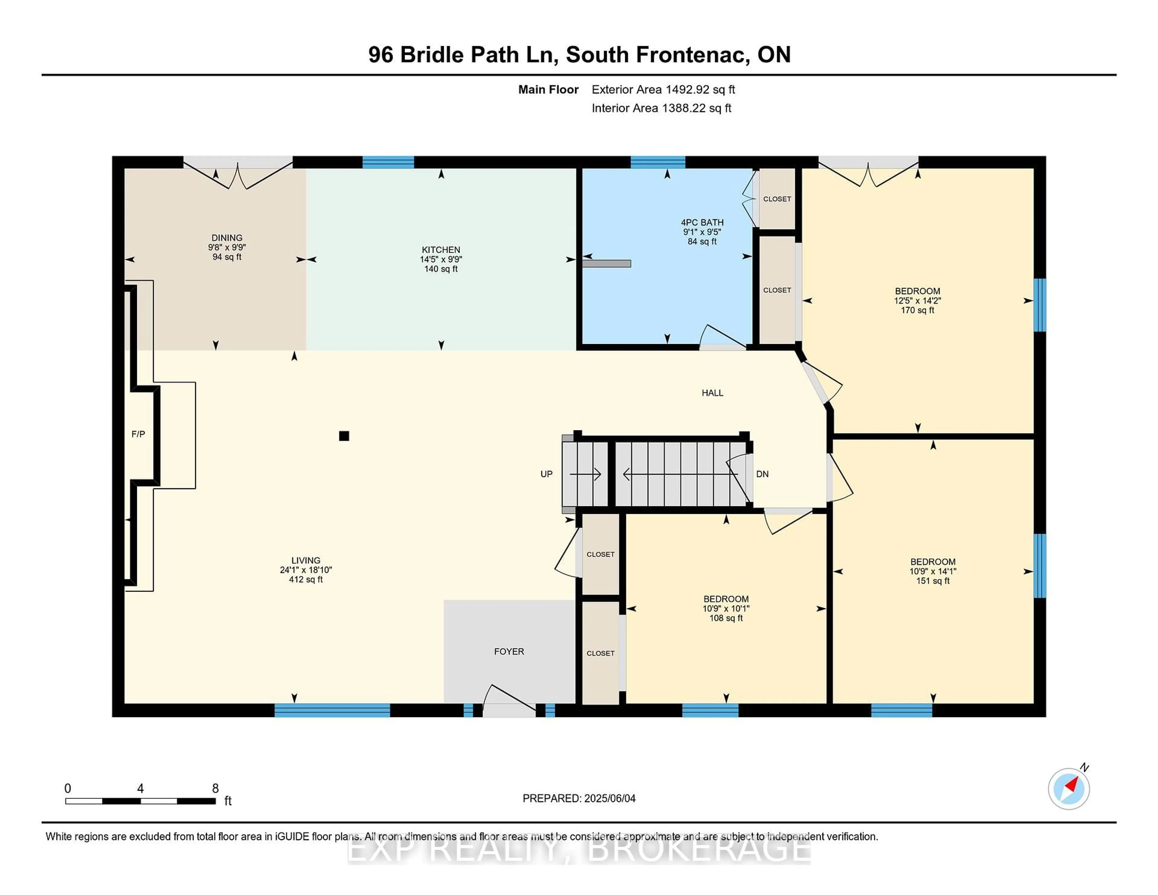Floor plan for 96 BRIDLE PATH Lane, Sydenham Ontario K0H 2T0