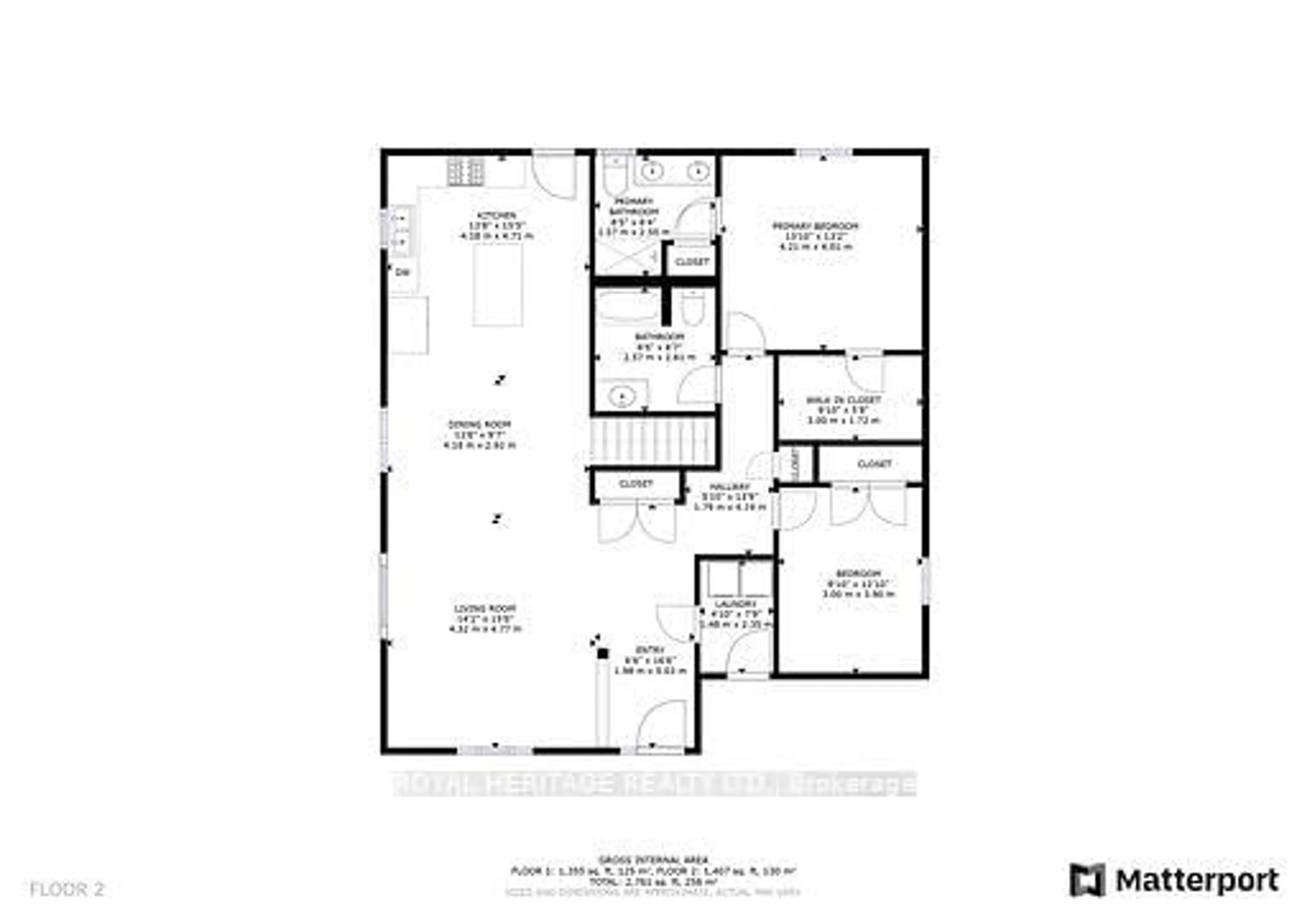 Floor plan for 16 Regent St, Kawartha Lakes Ontario K9V 3T7