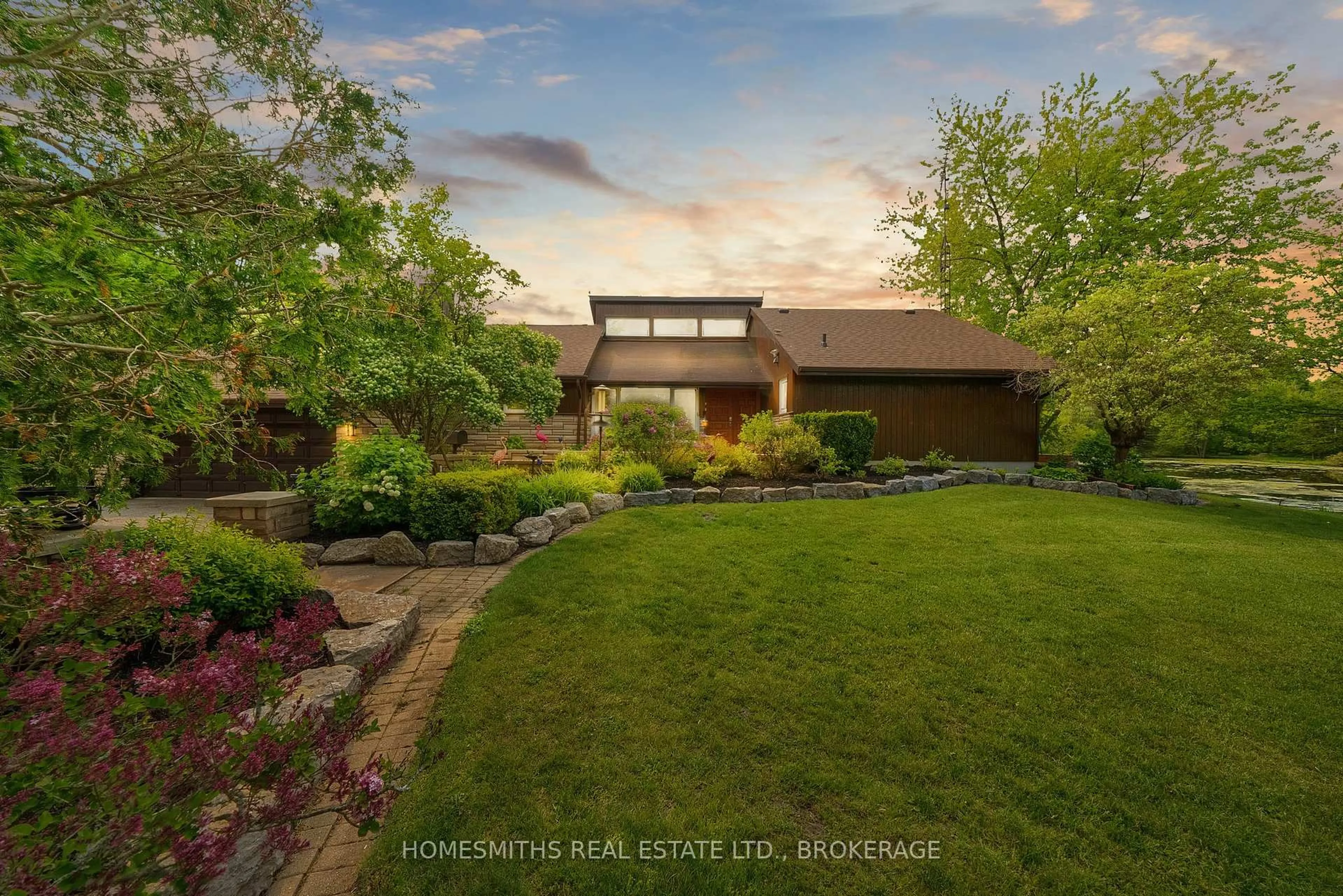 A pic from outside/outdoor area/front of a property/back of a property/a pic from drone, mountain view for 4188 County 65 Rd, Port Hope Ontario L1A 3V5