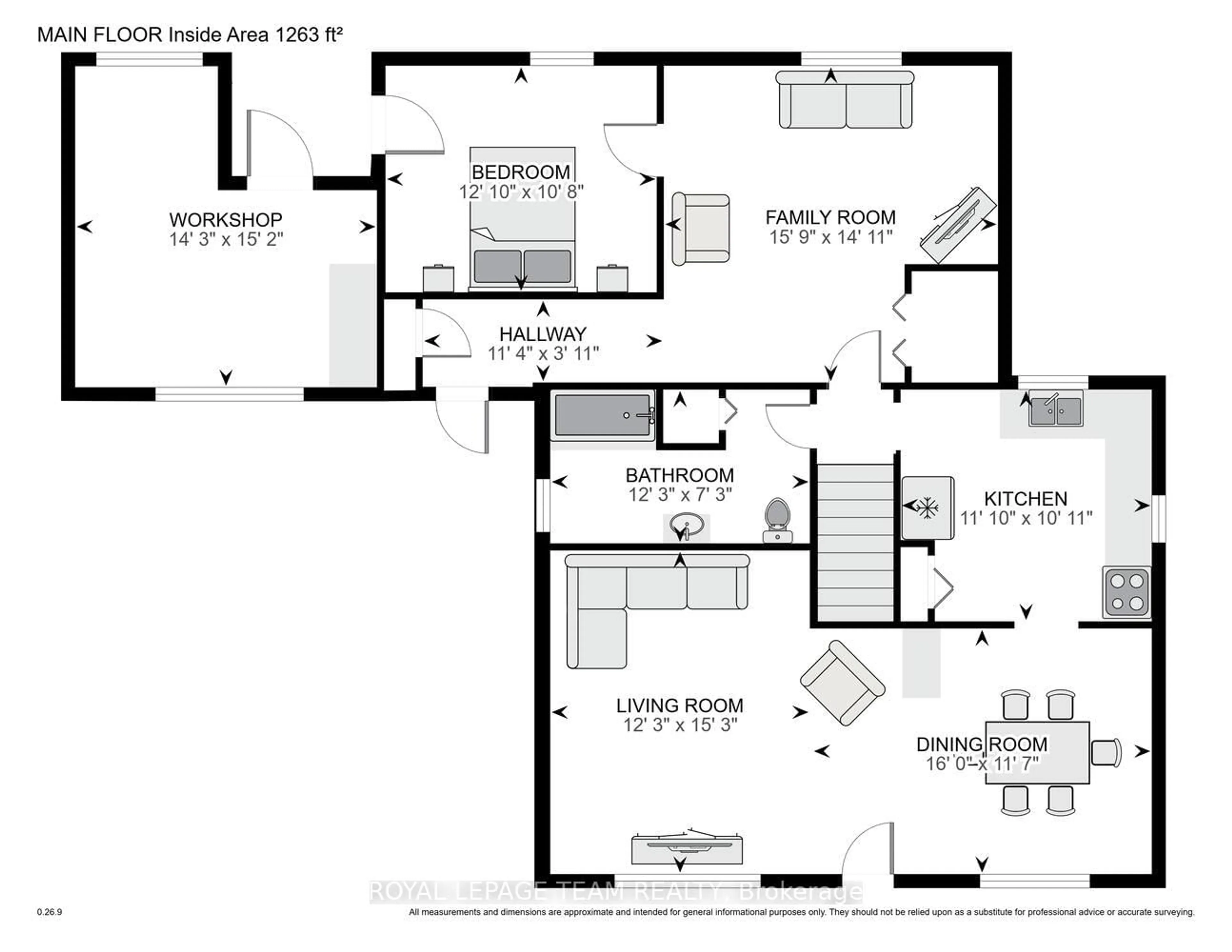 Floor plan for 435 Wood St, Prescott Ontario K0E 1T0