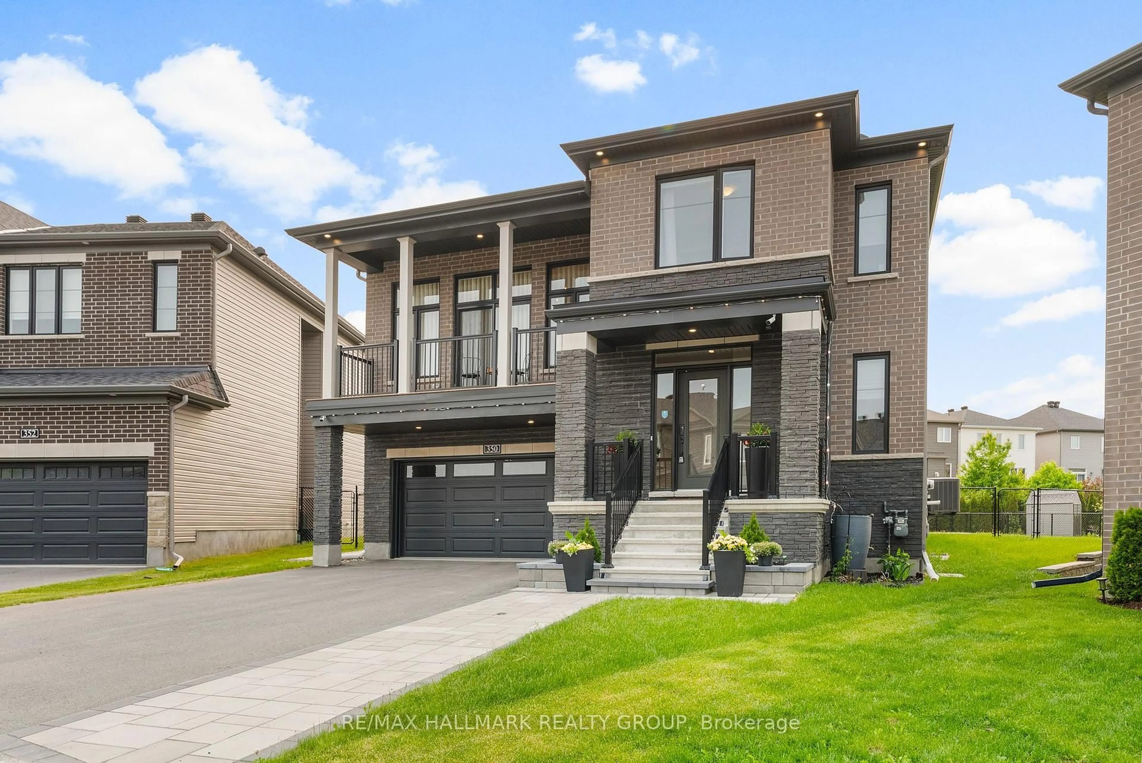 Home with brick exterior material, street for 350 Cloyne Cres, Ottawa Ontario K2J 6W4