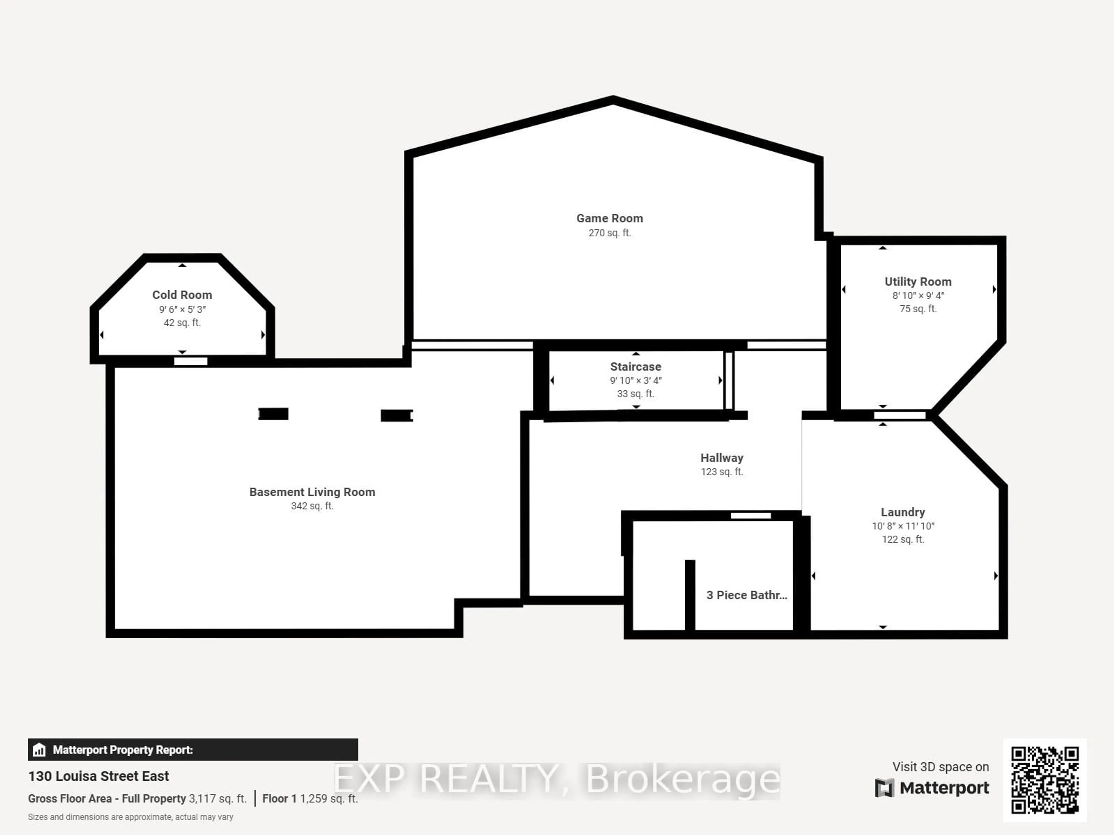 Floor plan for 130 Louisa St, Blue Mountains Ontario N0H 2P0
