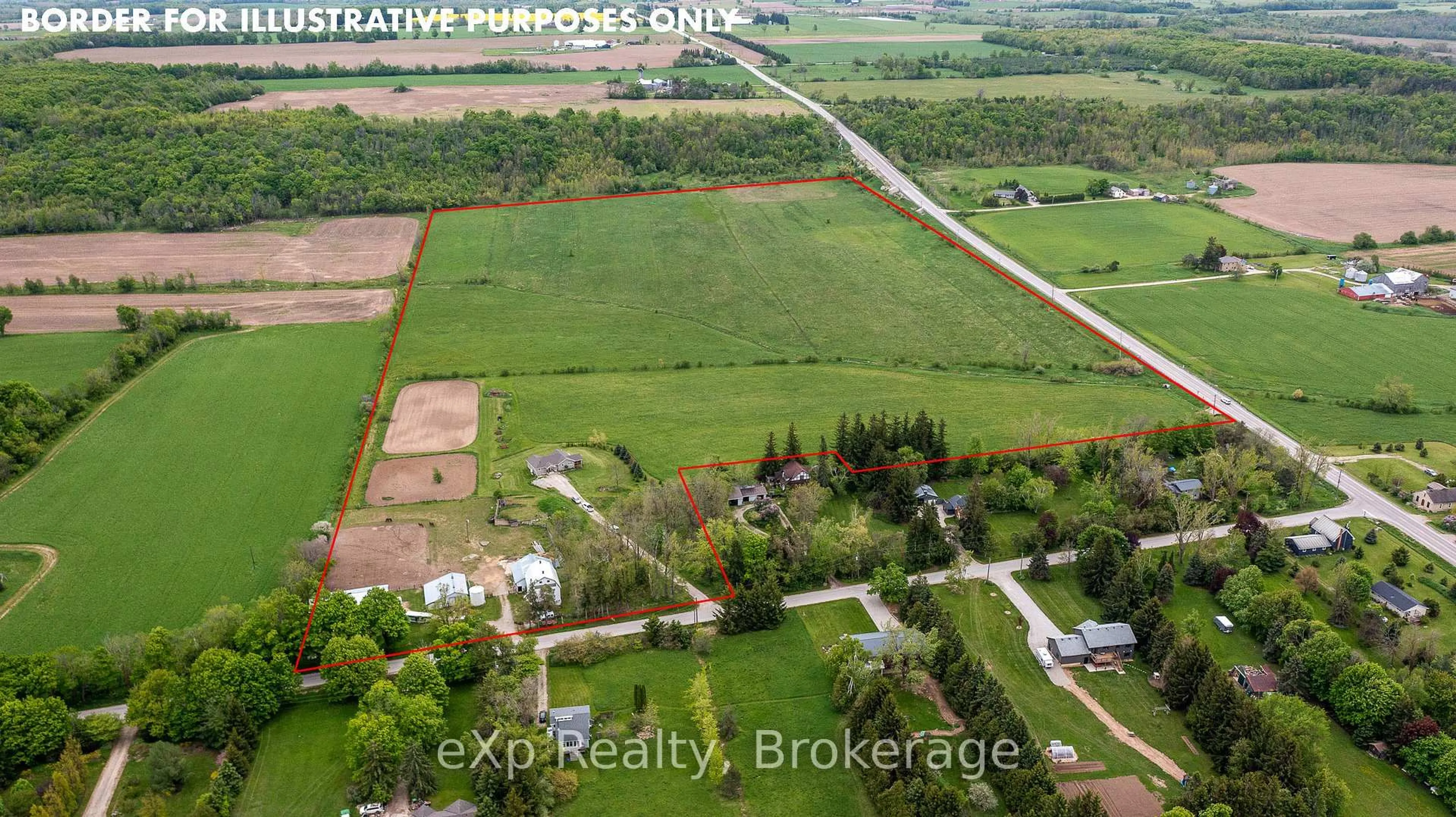 A pic from outside/outdoor area/front of a property/back of a property/a pic from drone, unknown for 46304 Old Mail Rd, Meaford Ontario N4L 1W7