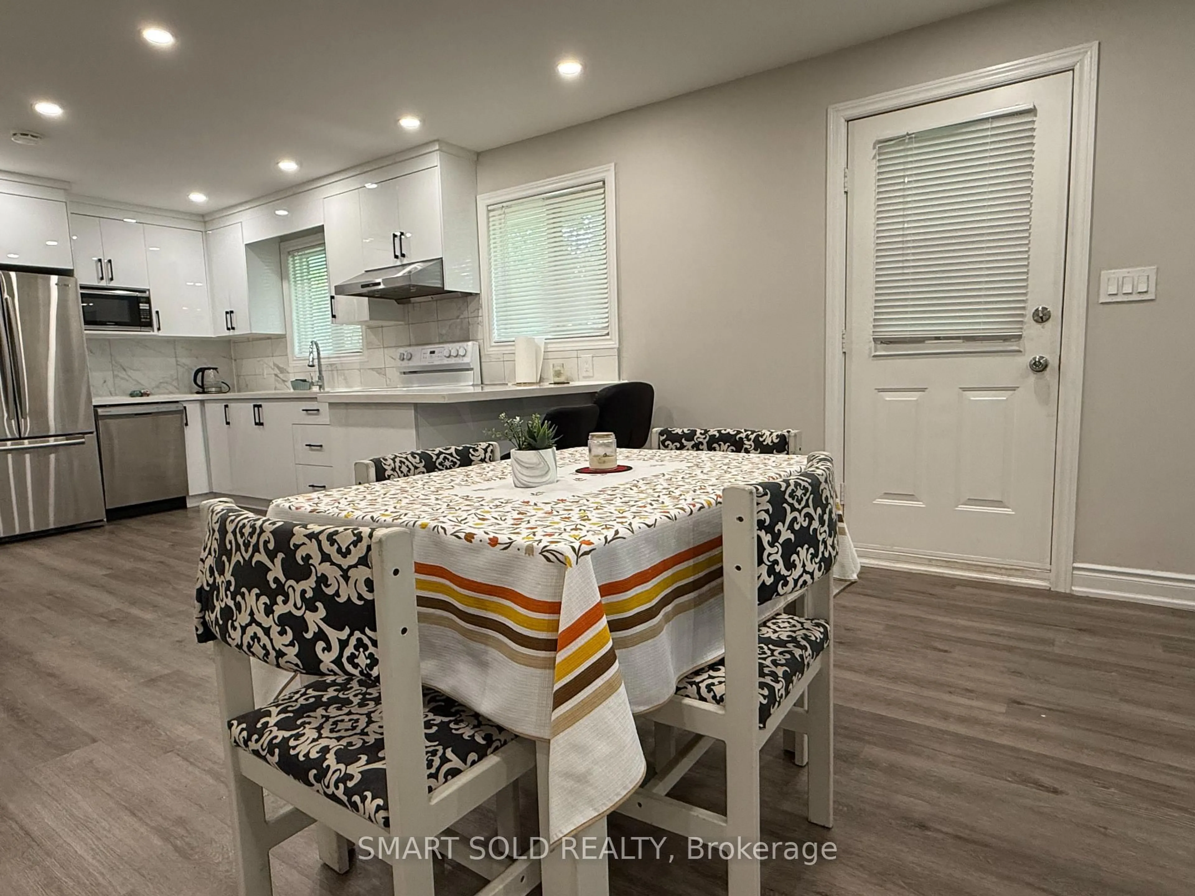 Open concept kitchen, wood/laminate floor for 247 Dunnette Landing Rd, Alnwick/Haldimand Ontario K0K 2X0