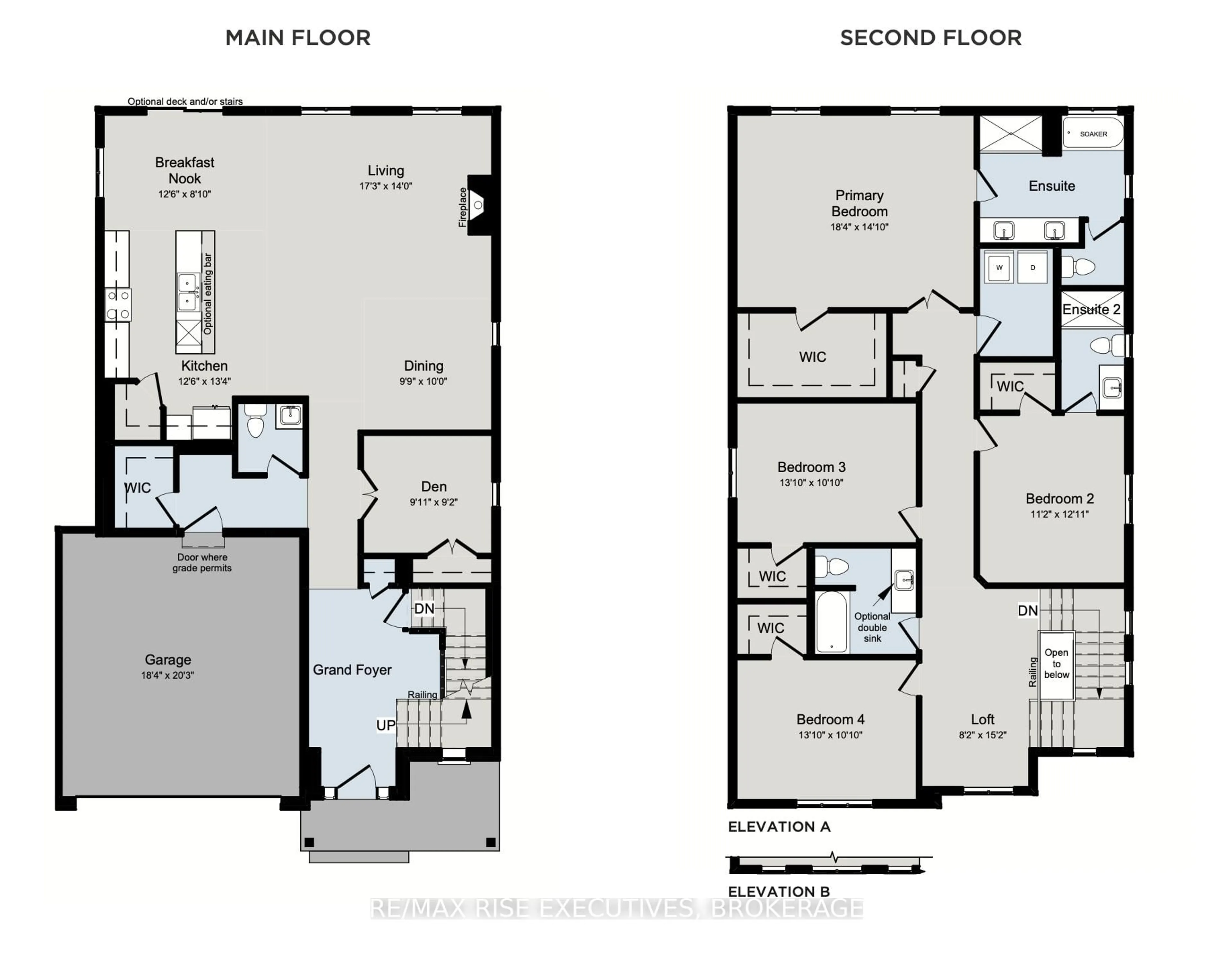Floor plan for 460 Dockside Dr, Kingston Ontario K7K 0L6