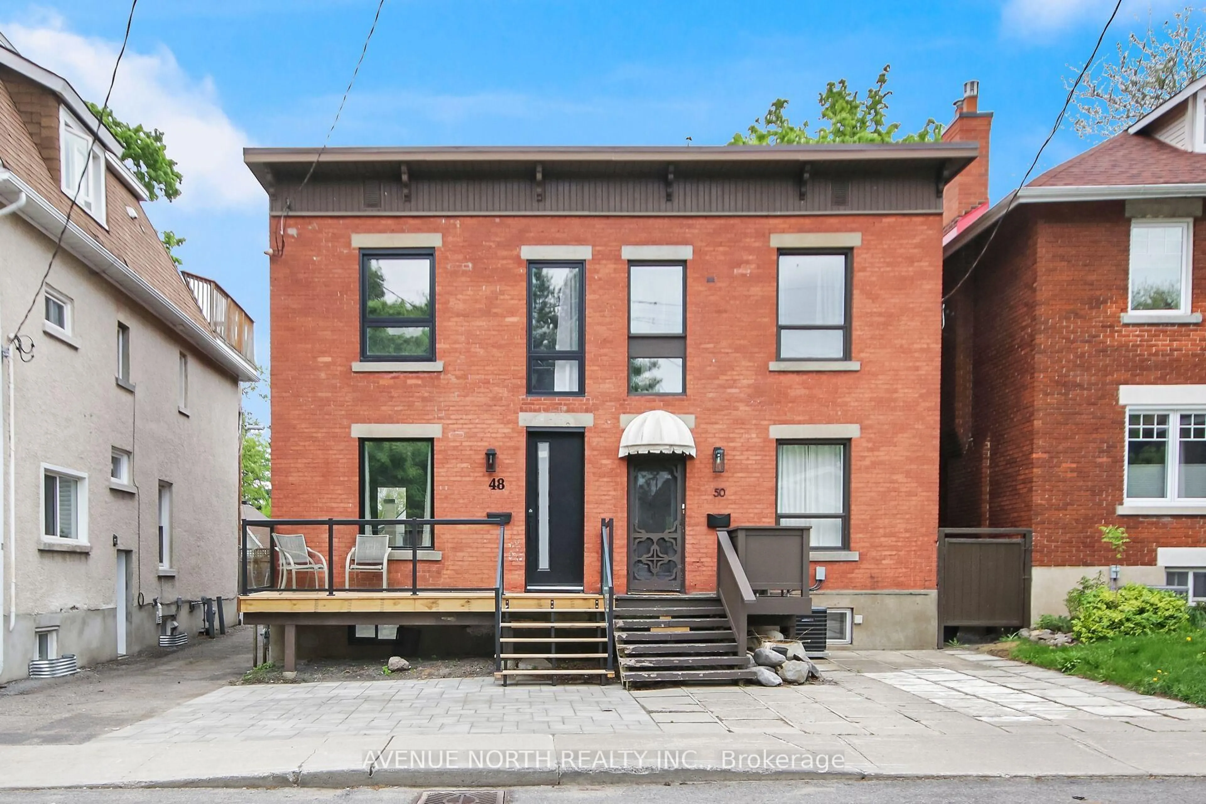 Home with brick exterior material, street for 48 Brighton Ave, Ottawa Ontario K1S 0T2